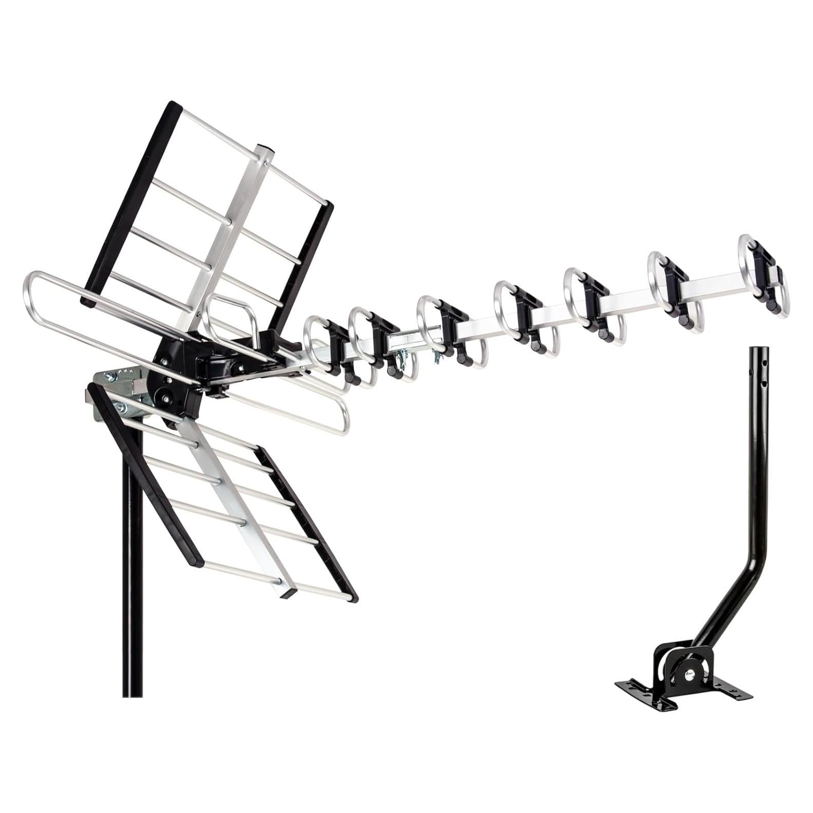 Antena HDTV Exterior Five Star 200 Millas 4K VHF UHF Soporte J