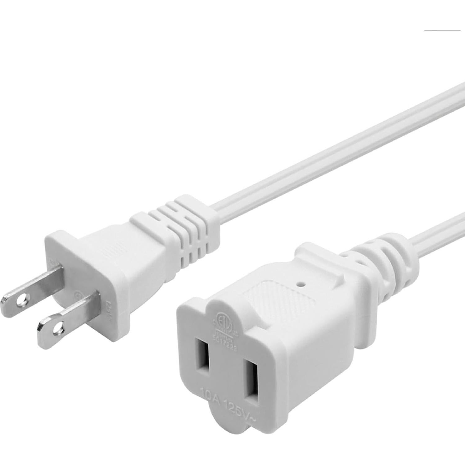 Cable de Extensión 1.52m Yeatel 18AWG Polarizado Blanco