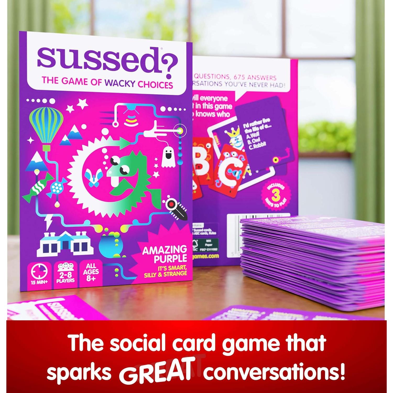 Juego de Cartas Sussed ¿Qué Harías? Diversión Familiar