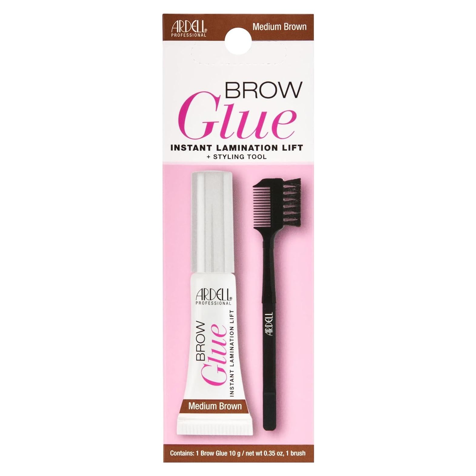 Pegamento para Cejas Ardell Marrón Medio 10g - Gel de Sujeción