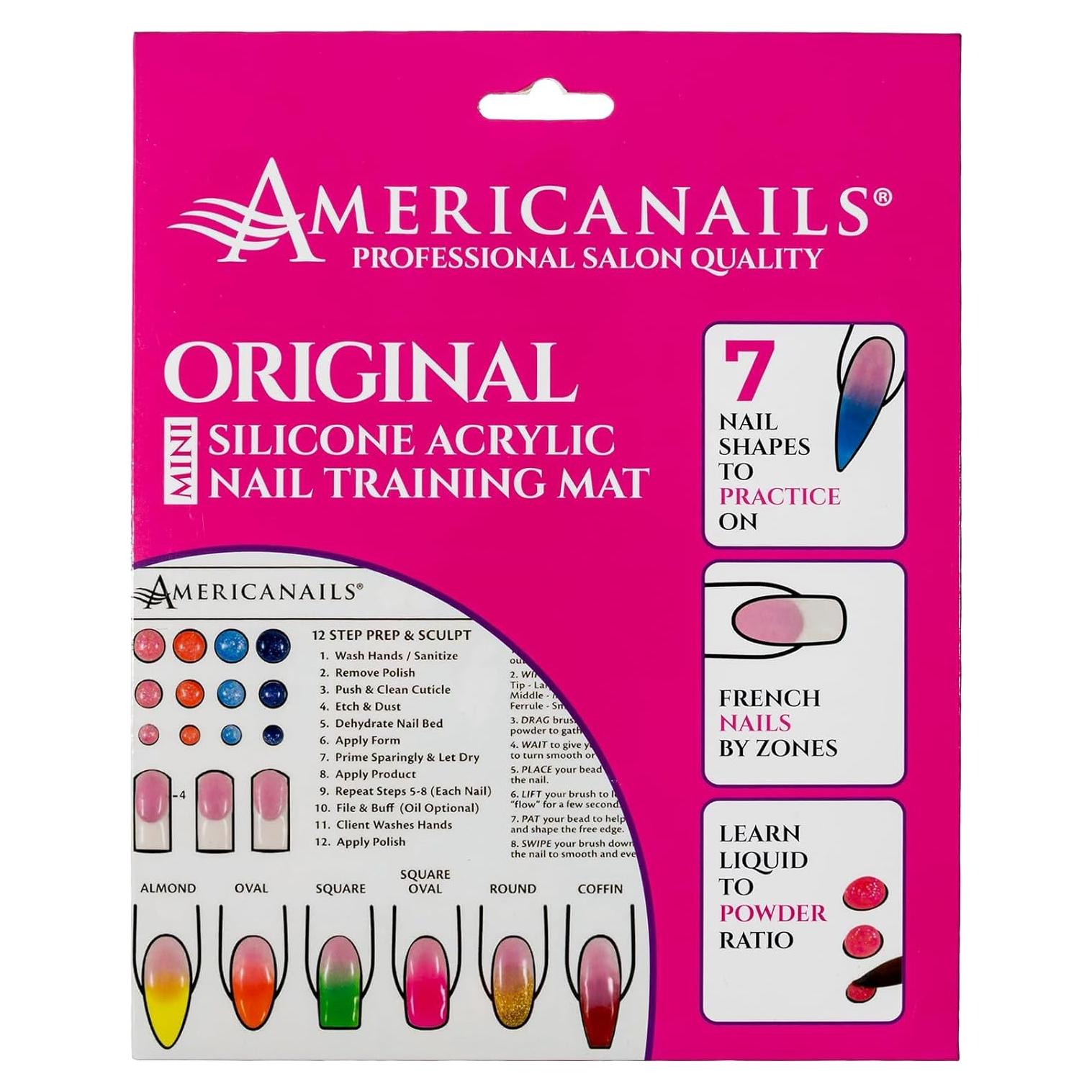 Alfombrilla de Entrenamiento de Uñas Acrílicas Americanails Mini