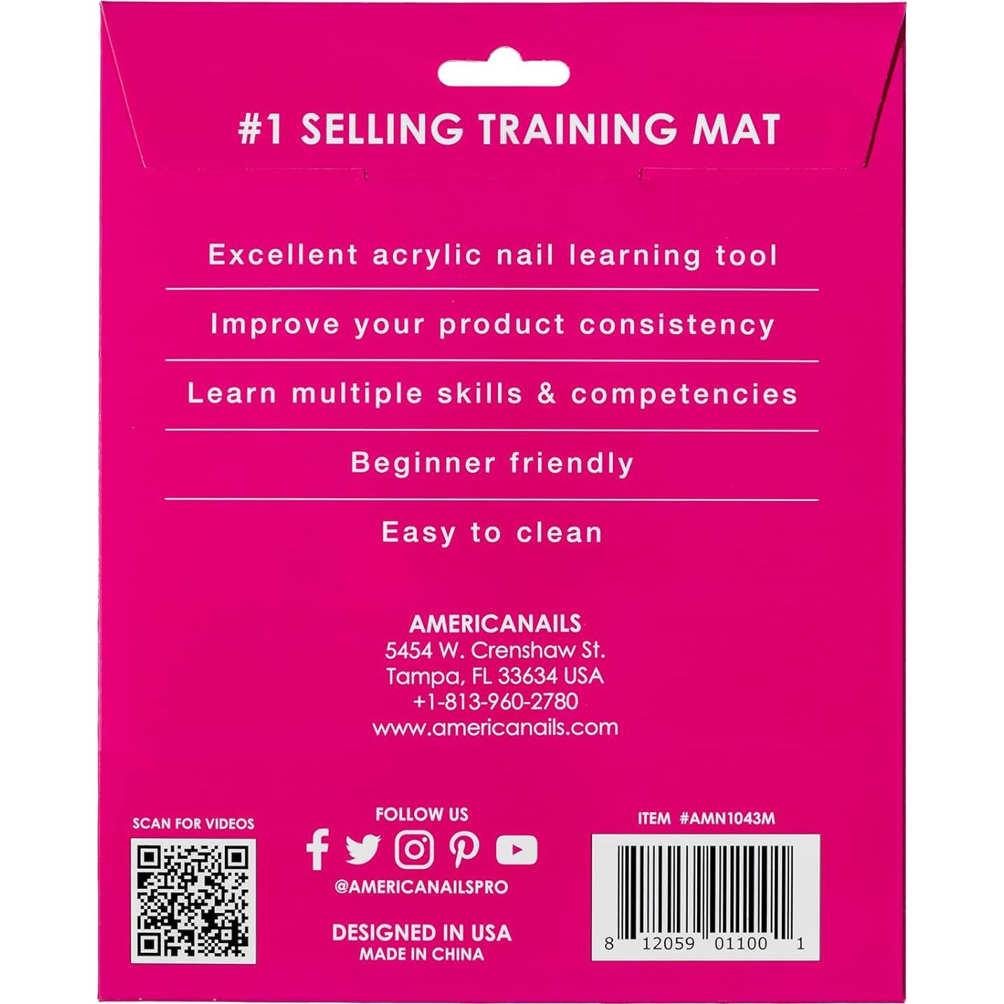 Alfombrilla de Entrenamiento de Uñas Acrílicas Americanails Mini