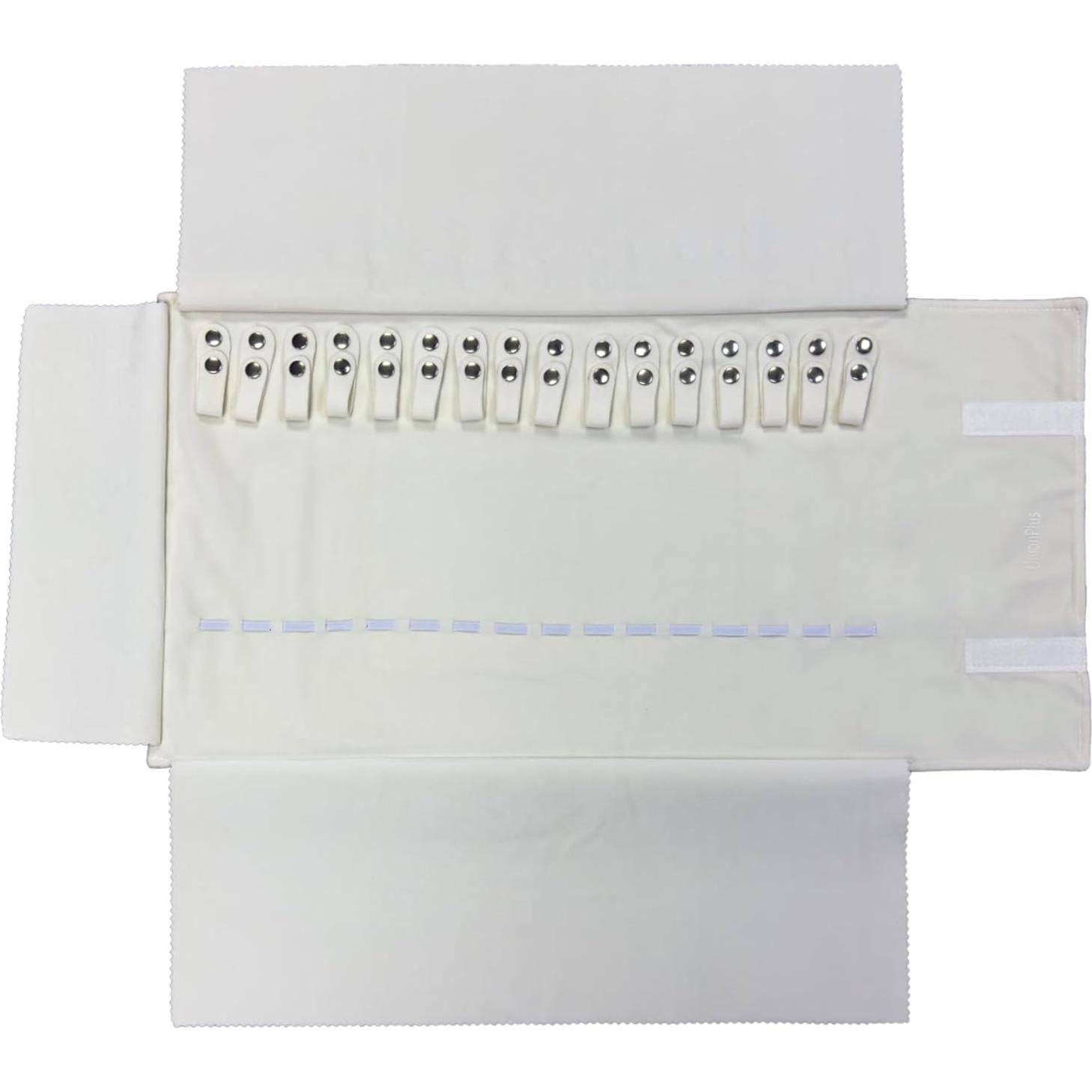 Organizador de Joyas de Viaje UnionPlus Beige 16 Compartimentos