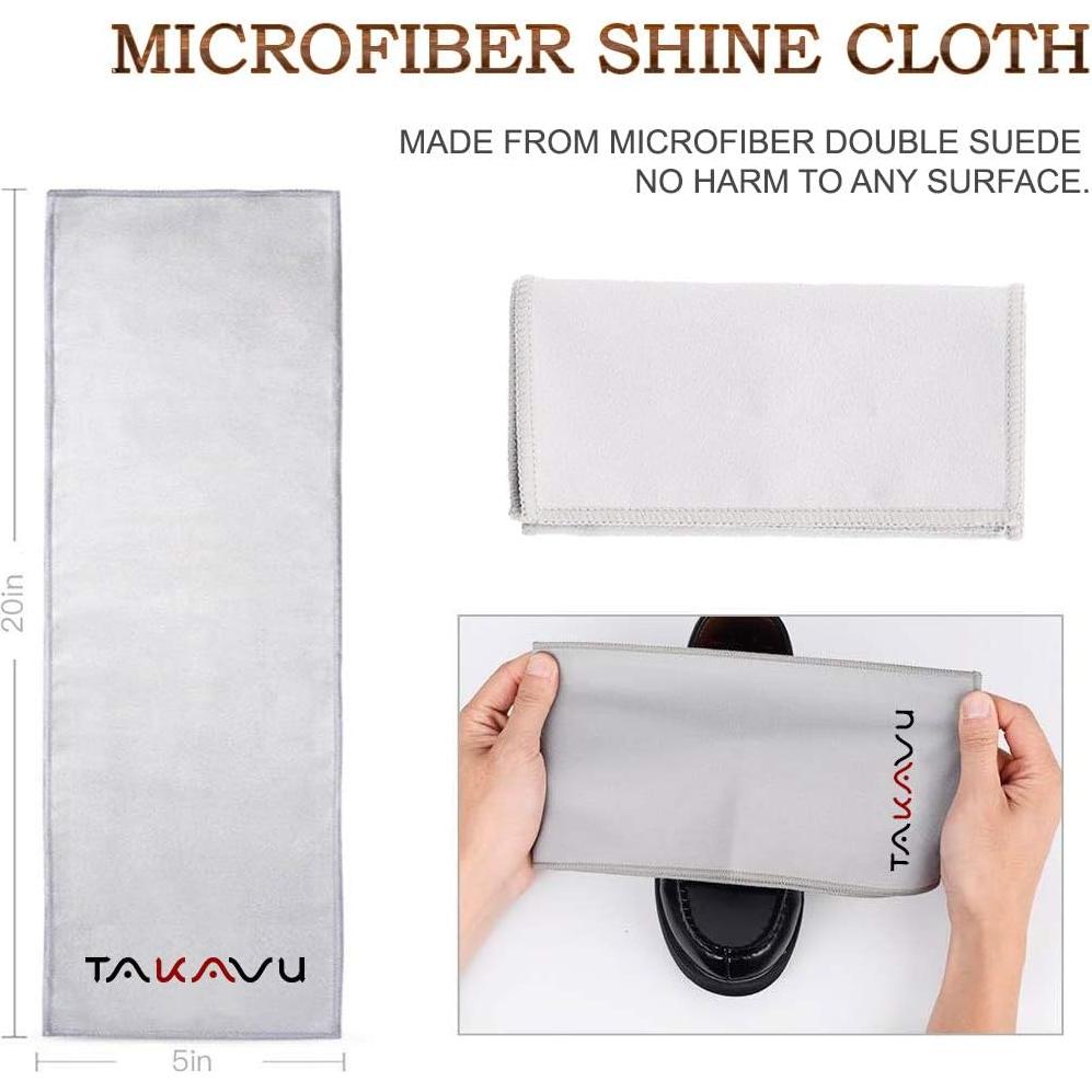 Kit de Cepillos para Brillar Zapatos TAKAVU - 4 Piezas