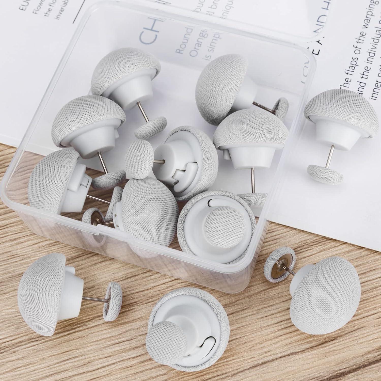 Pinzas de Edredón Potanro Grises 16 Pcs Clips Reutilizables