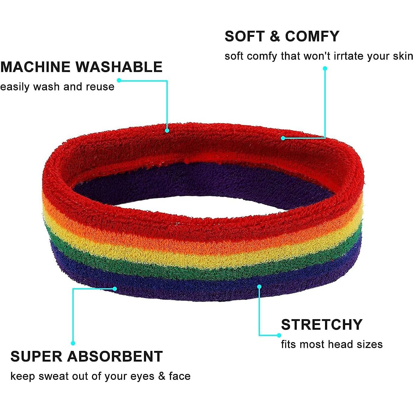 Conjunto de Banda para el Sudor Aster - 3 Piezas Algodón