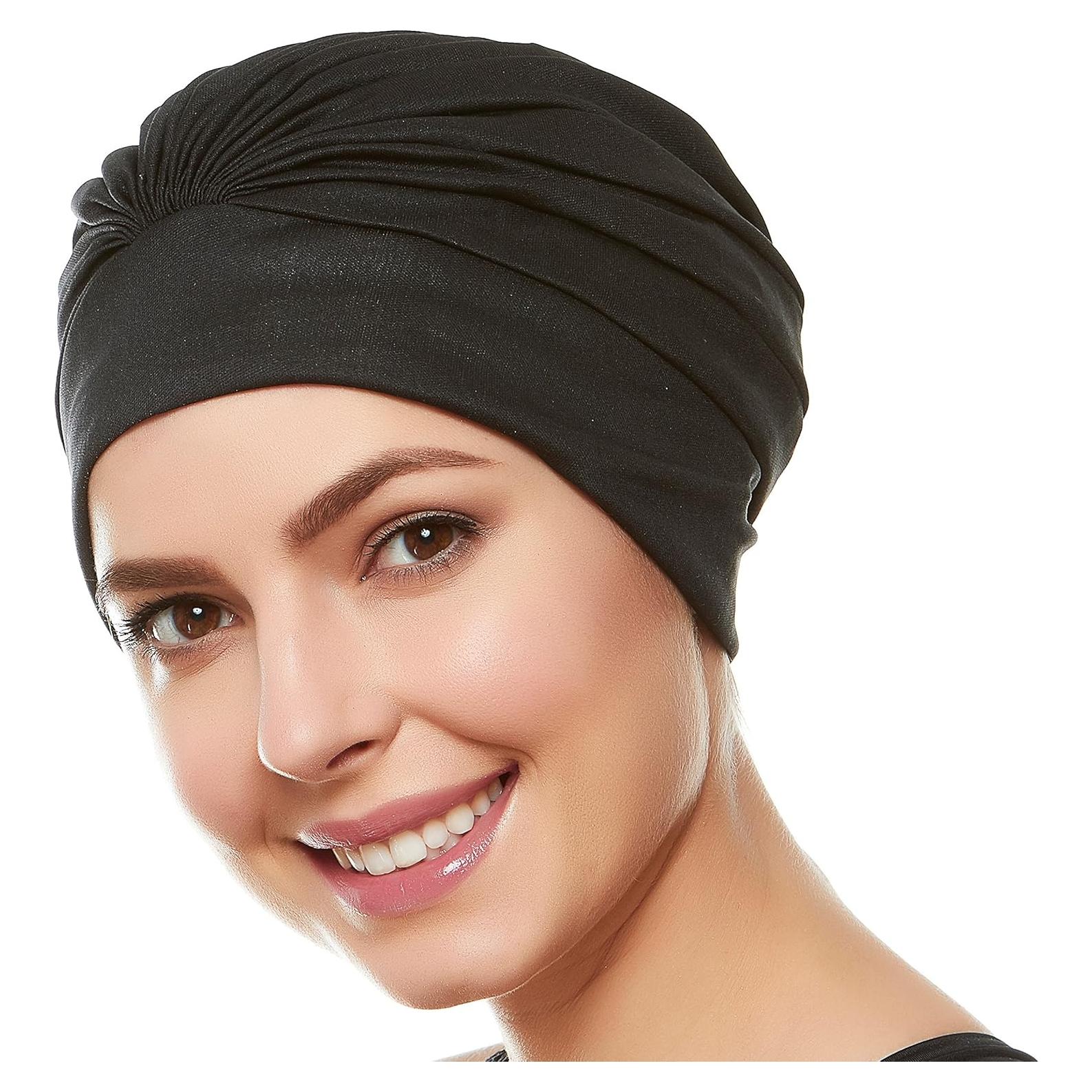 Gorra de Natación Beemo para Mujeres Turbante de Poliéster