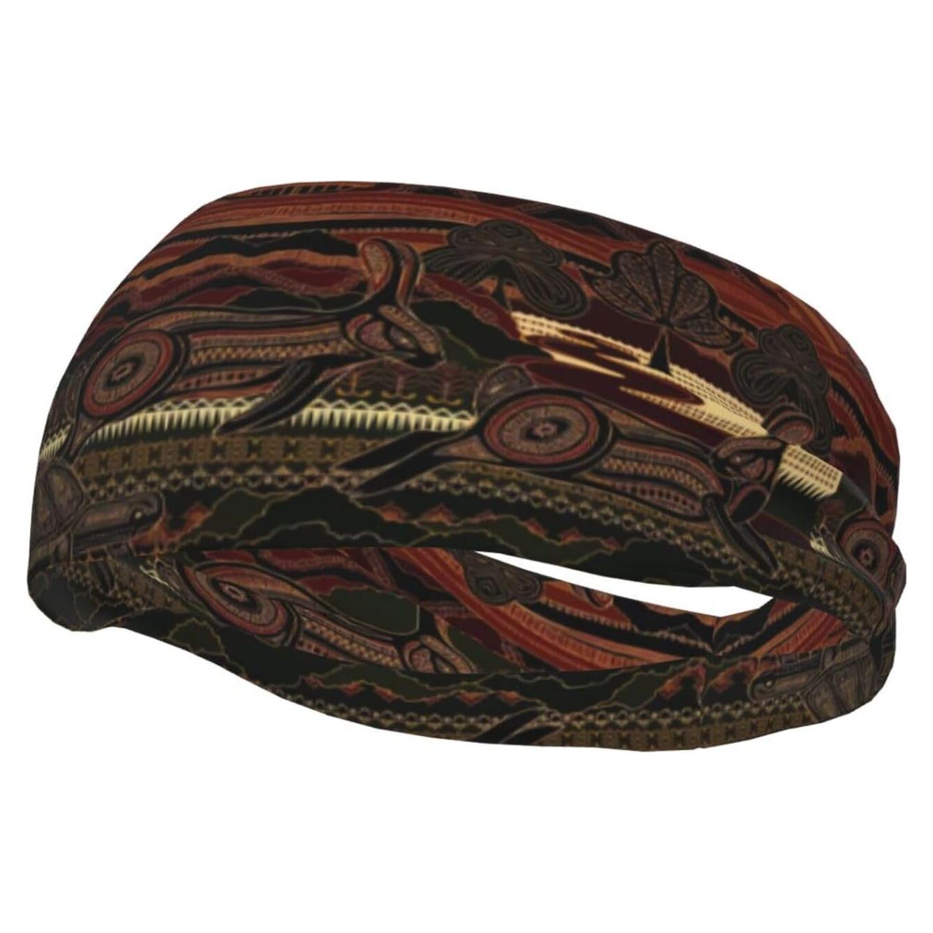 Banda Deportiva PRTYABS Unisex Tribal Africana para Ejercicio