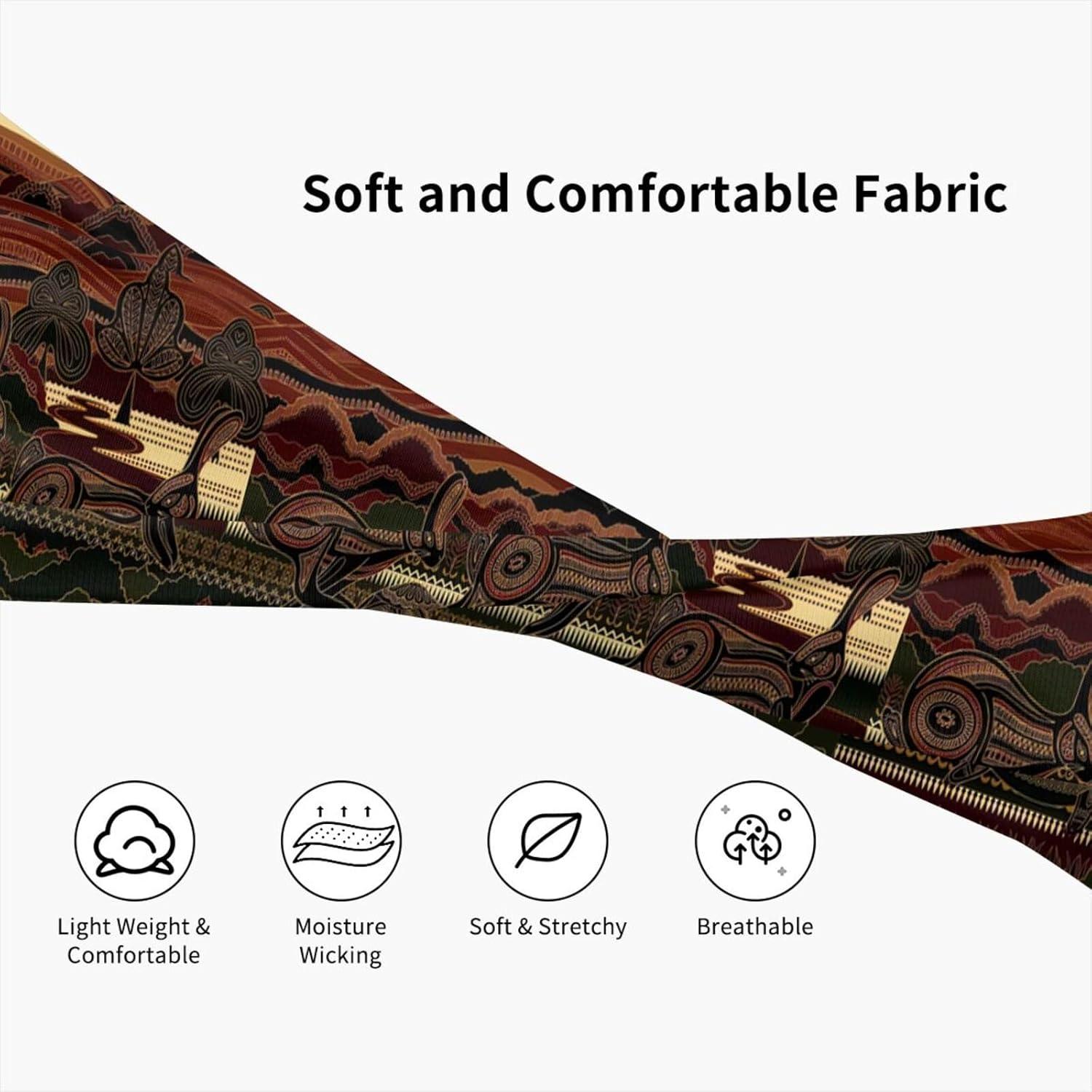 Banda Deportiva PRTYABS Unisex Tribal Africana para Ejercicio