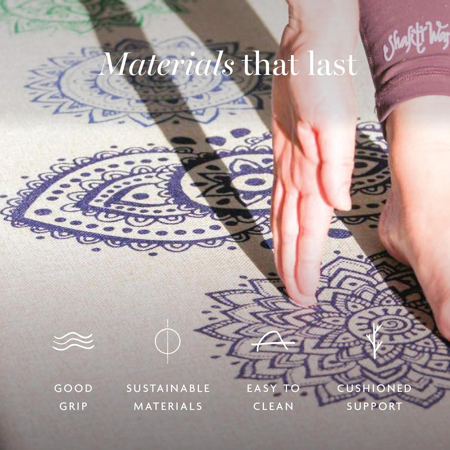 Alfombrilla de Yoga Shakti Warrior Chakra Ecológica 182.88x60.96cm