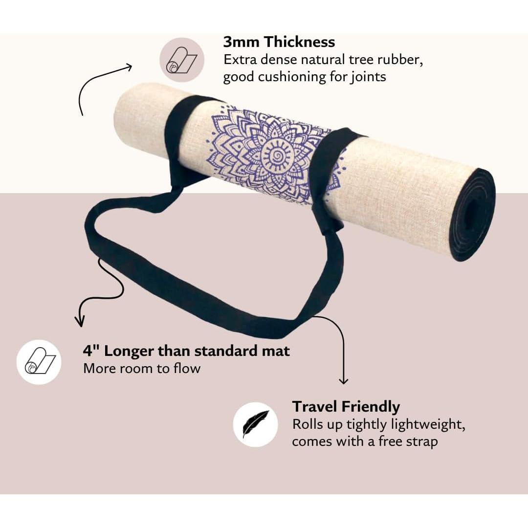 Alfombrilla de Yoga Shakti Warrior Chakra Ecológica 182.88x60.96cm