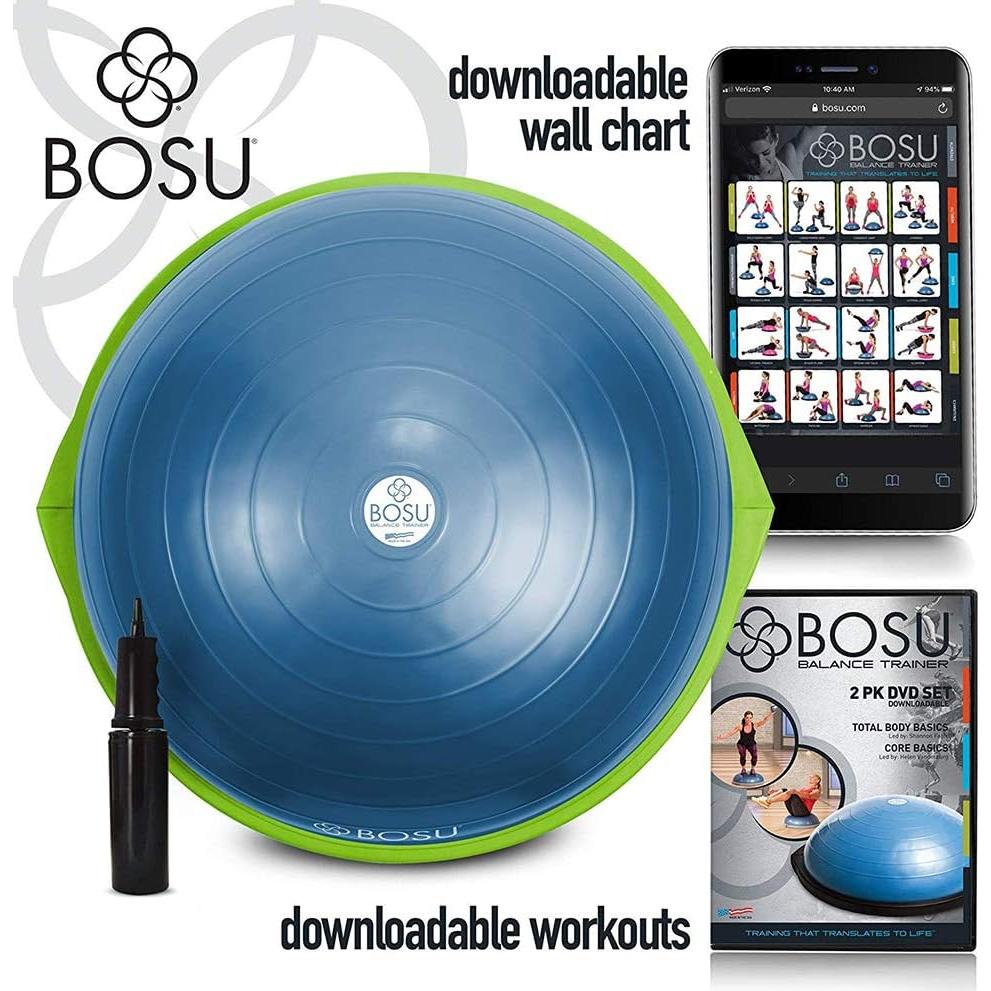 Entrenador de Balance BOSU 66 cm Azul - Equipo de Gimnasio