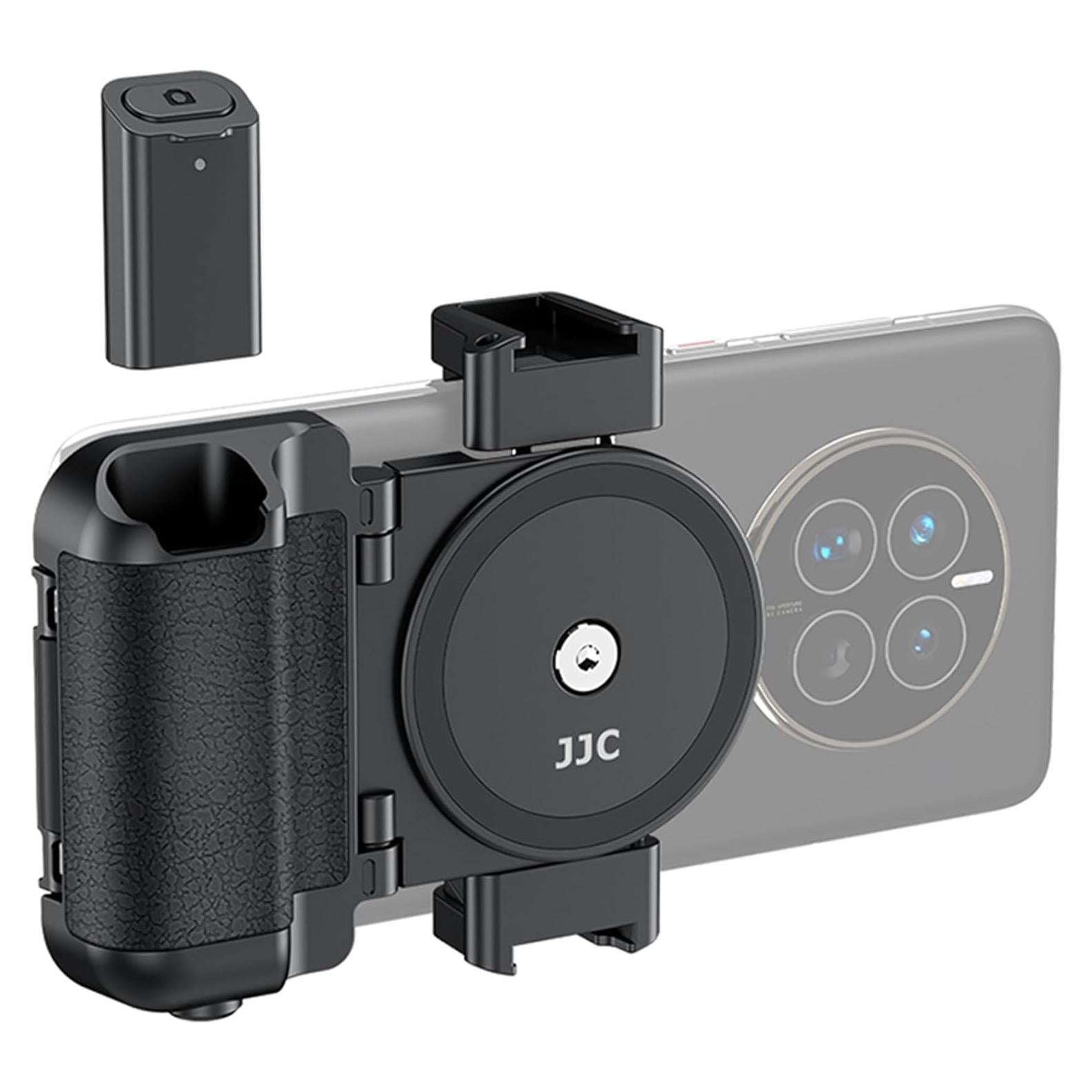 Agarre de Cámara para Teléfono Jinjiacheng con Control Remoto Negro