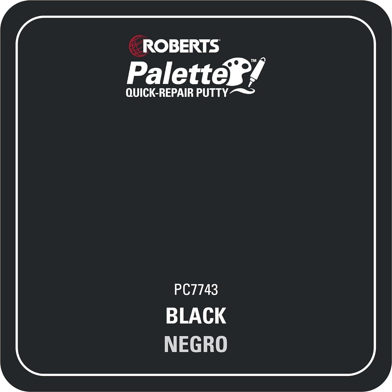Masilla de Reparación RÁPIDO Palette ROBERTS 85g para Madera y Vinilo - Negro