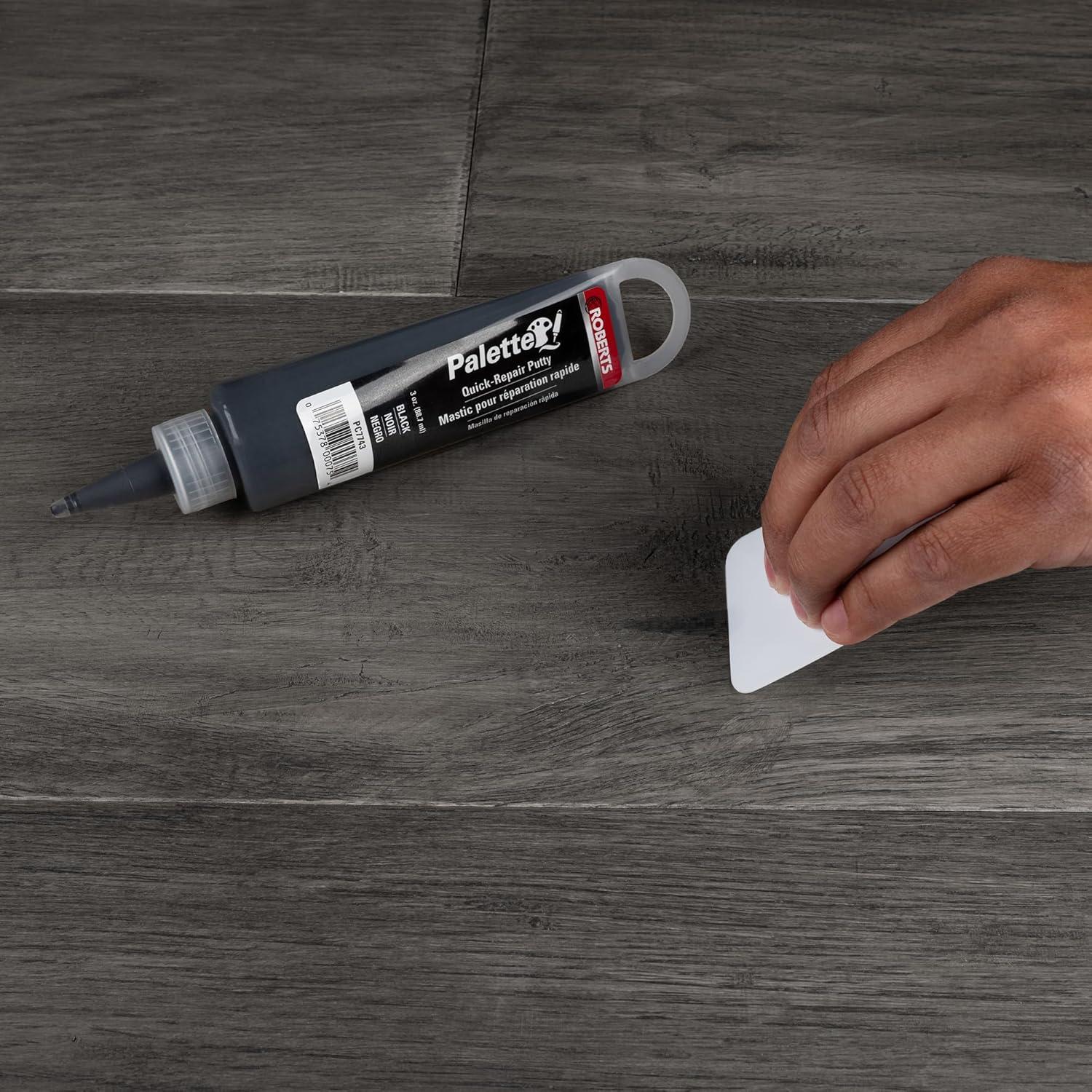 Masilla de Reparación RÁPIDO Palette ROBERTS 85g para Madera y Vinilo - Negro