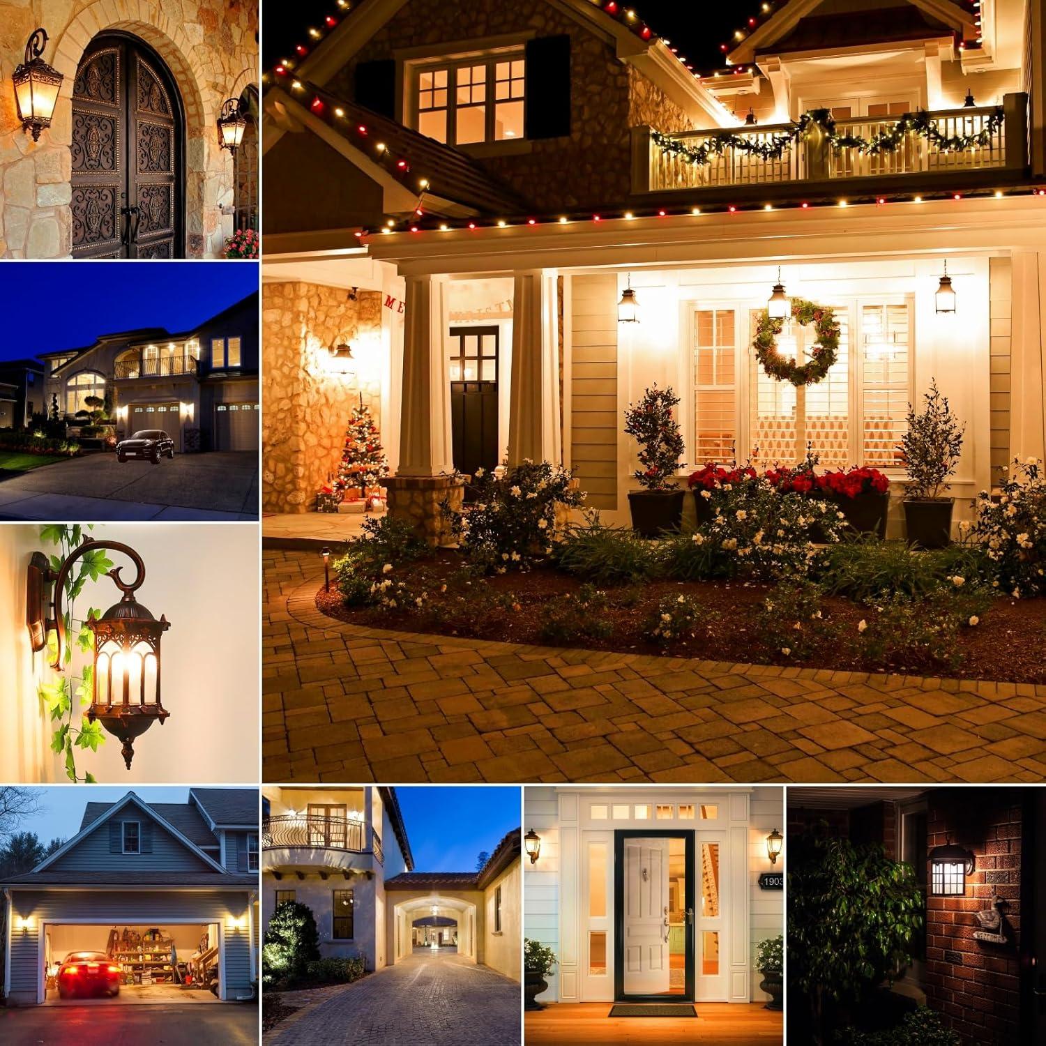 Bombillas LED HUIERLAI 32W con Sensor de Movimiento 2700K