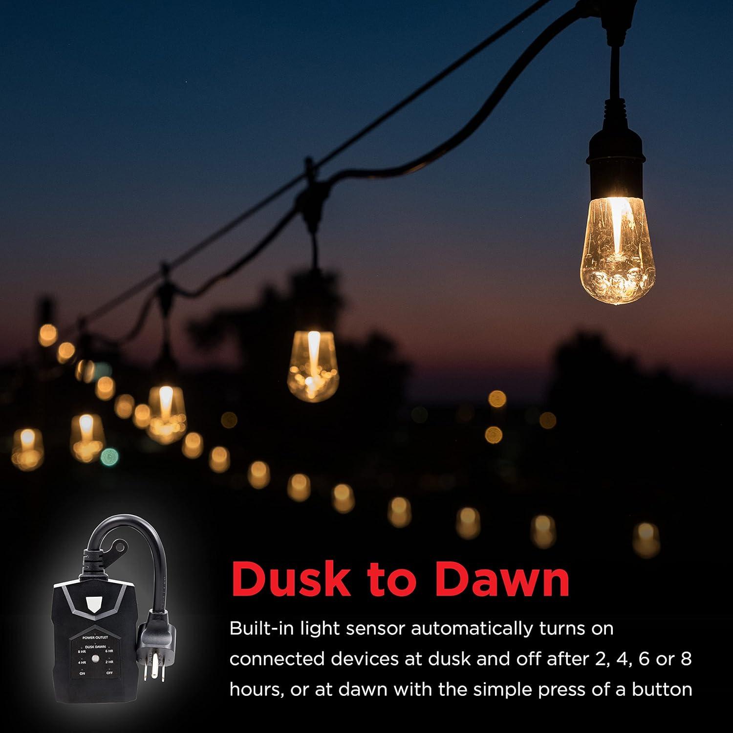 Temporizador Digital Exterior UltraPro Doble Salida 70386