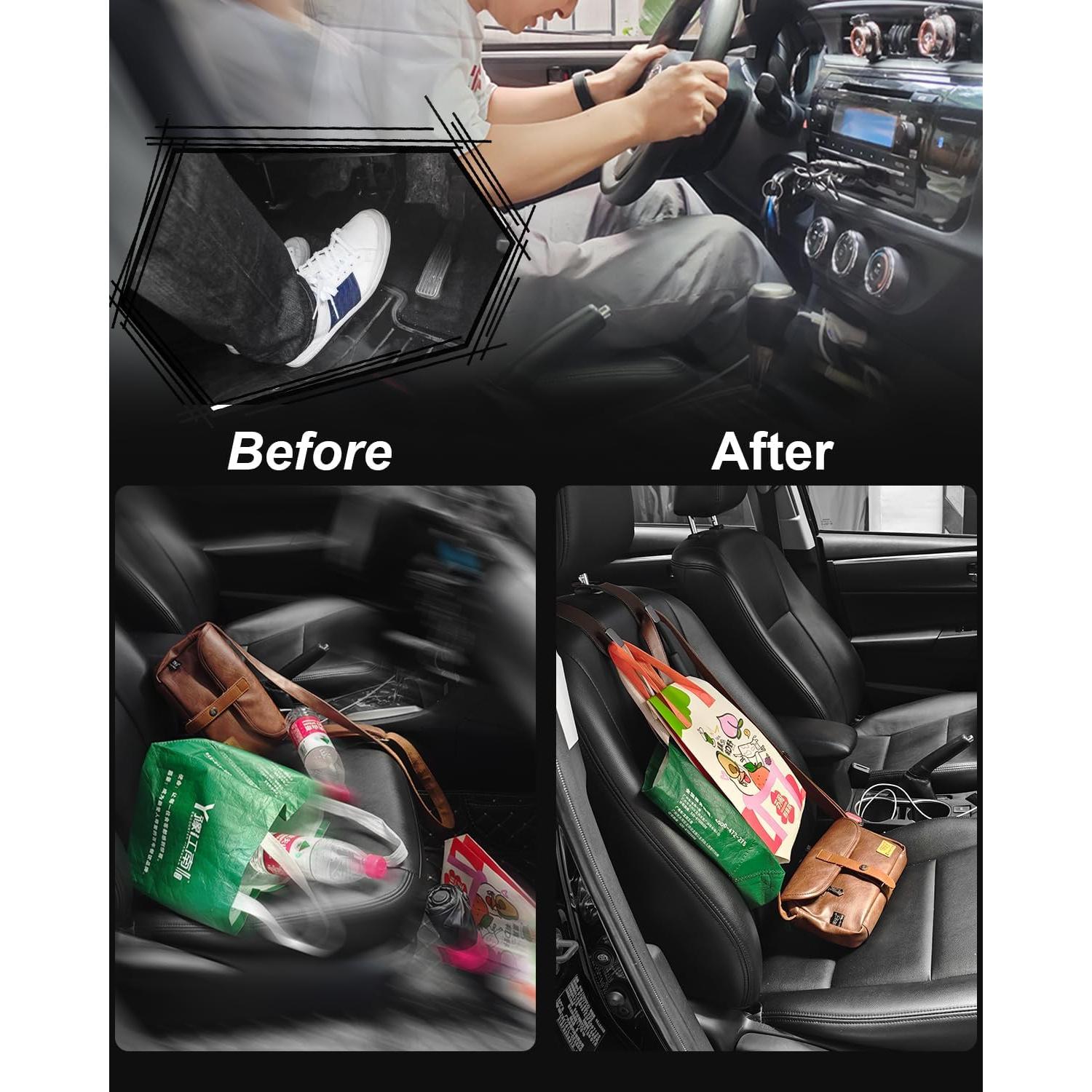 Ganchos para Reposacabezas de Coche GZSH - 2 Pcs Marrón