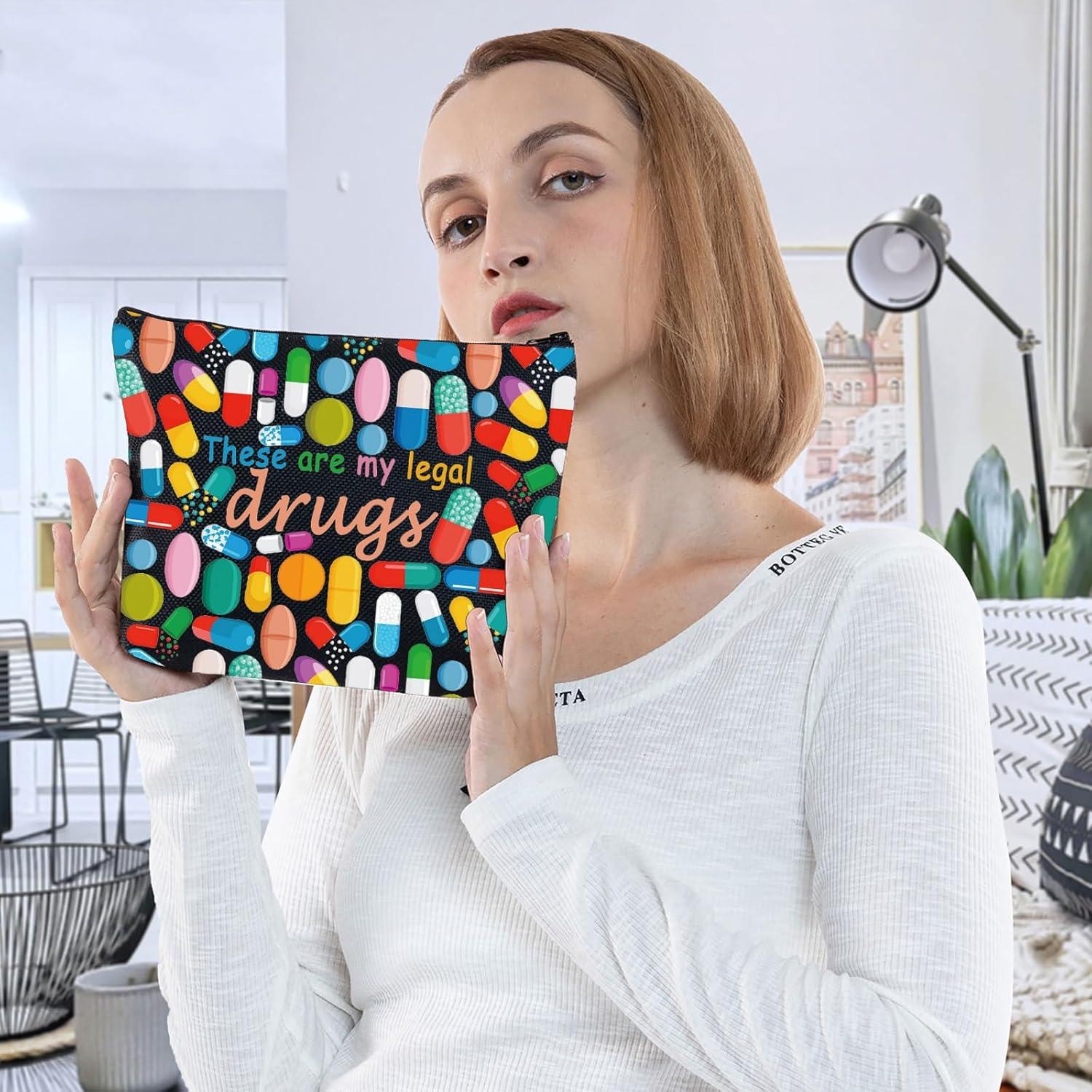 Bolsa Cosmética Divertida para Mujeres G2TUP - Mis Drogas Legales