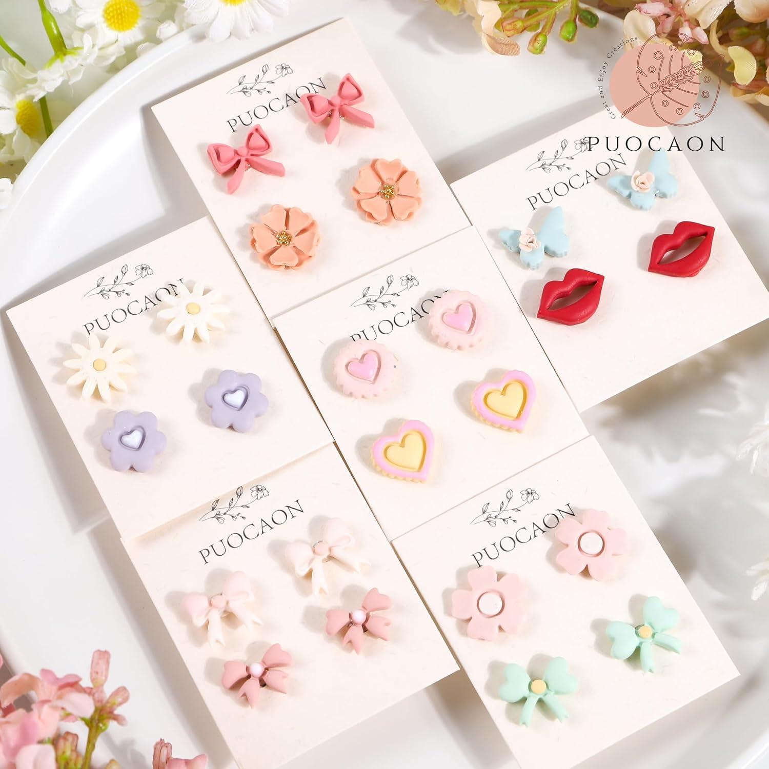 Cortadores de Arcilla Polimérica Puocaon - 12 Piezas Variadas