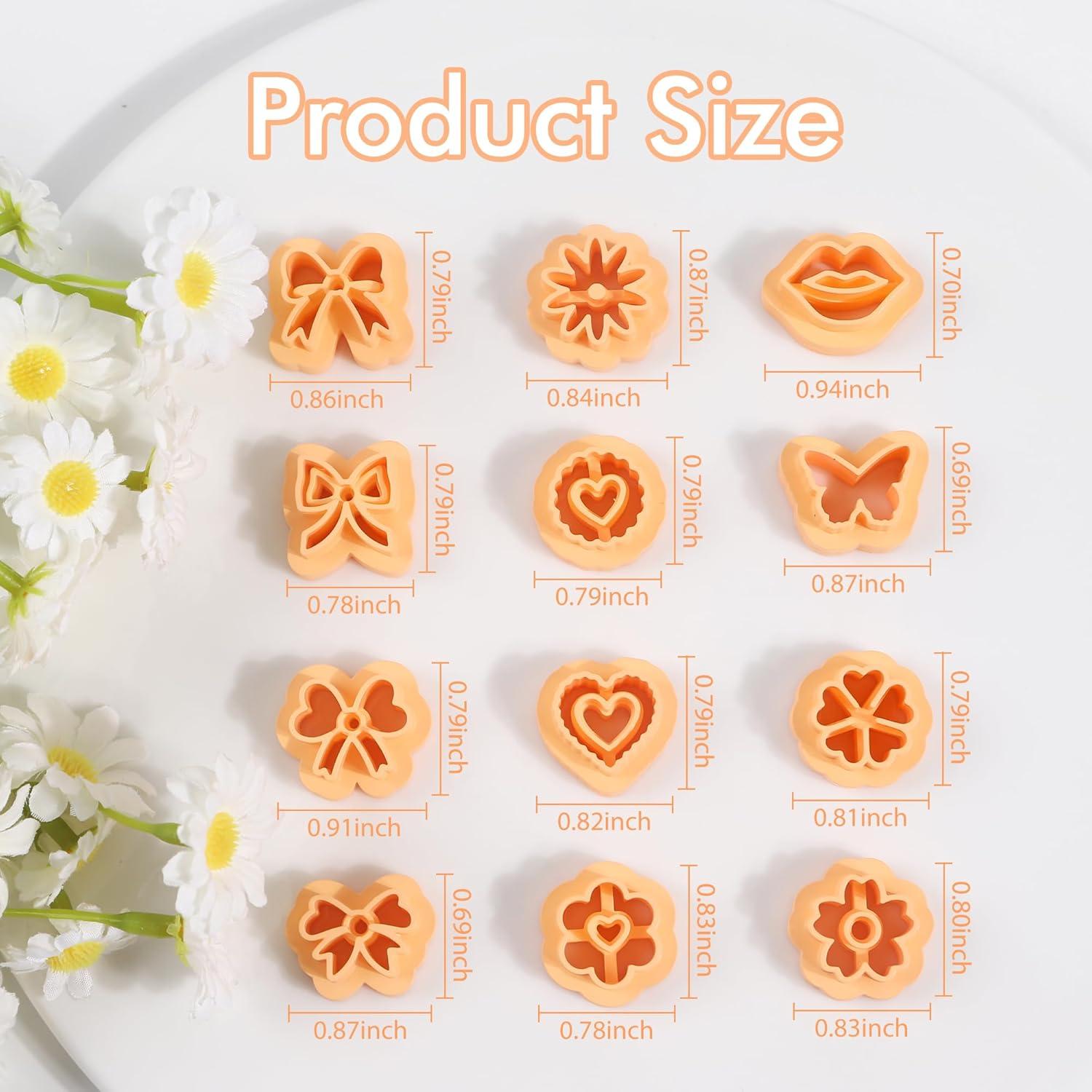 Cortadores de Arcilla Polimérica Puocaon - 12 Piezas Variadas