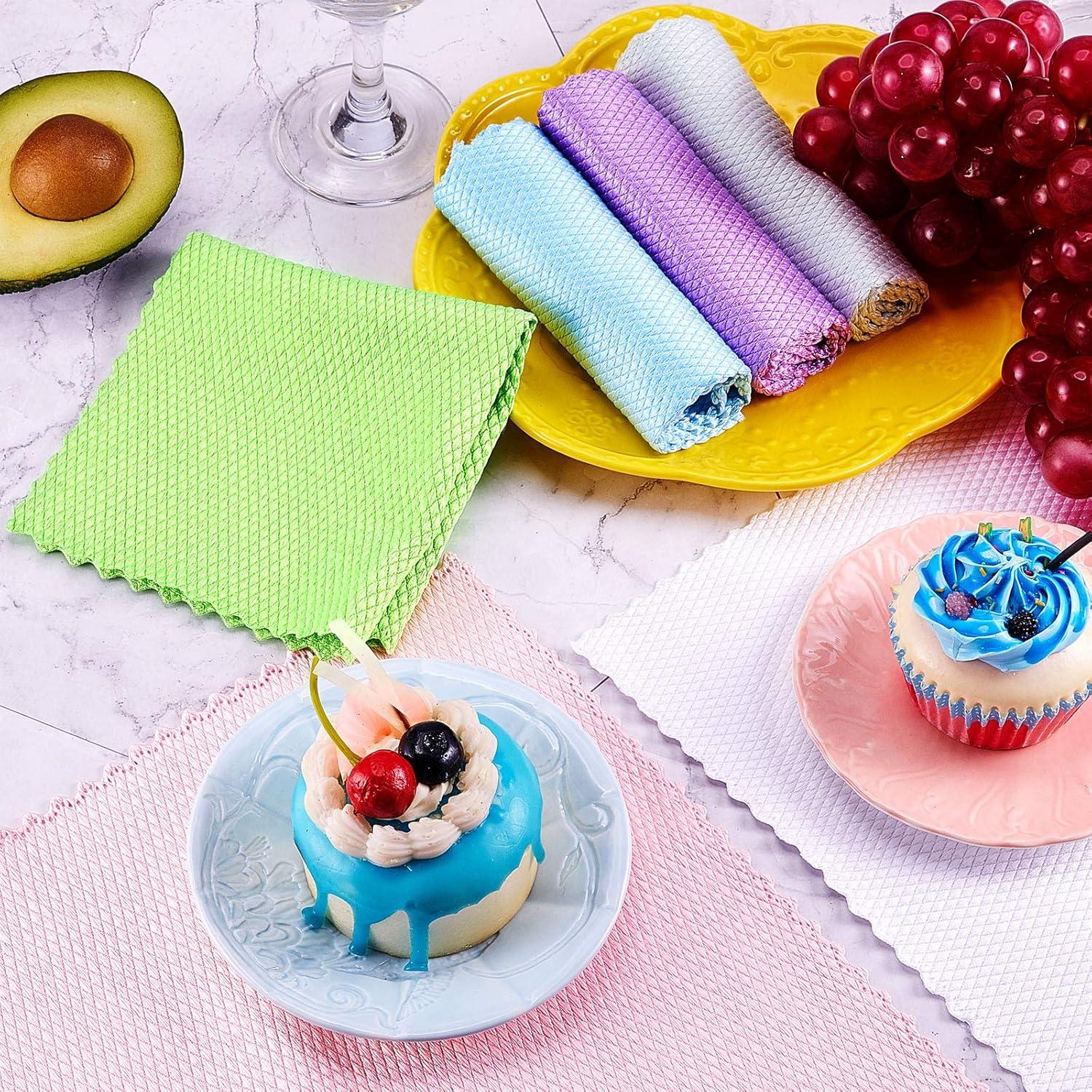 Paquete de 9 Paños de Microfibra Patelai 25x25 cm Escamas