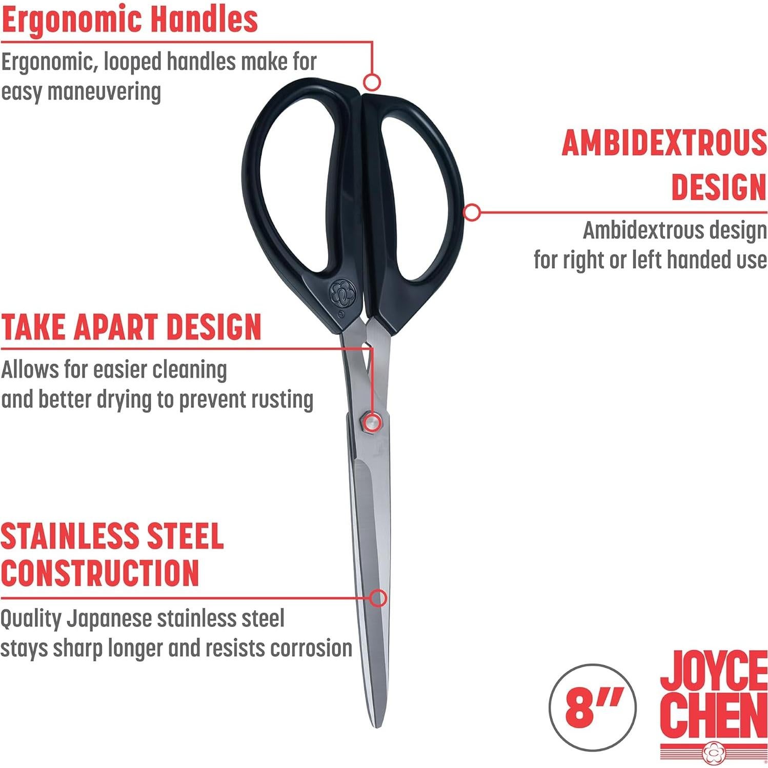 Tijeras de Cocina Joyce Chen de Acero Inoxidable 20.32 cm