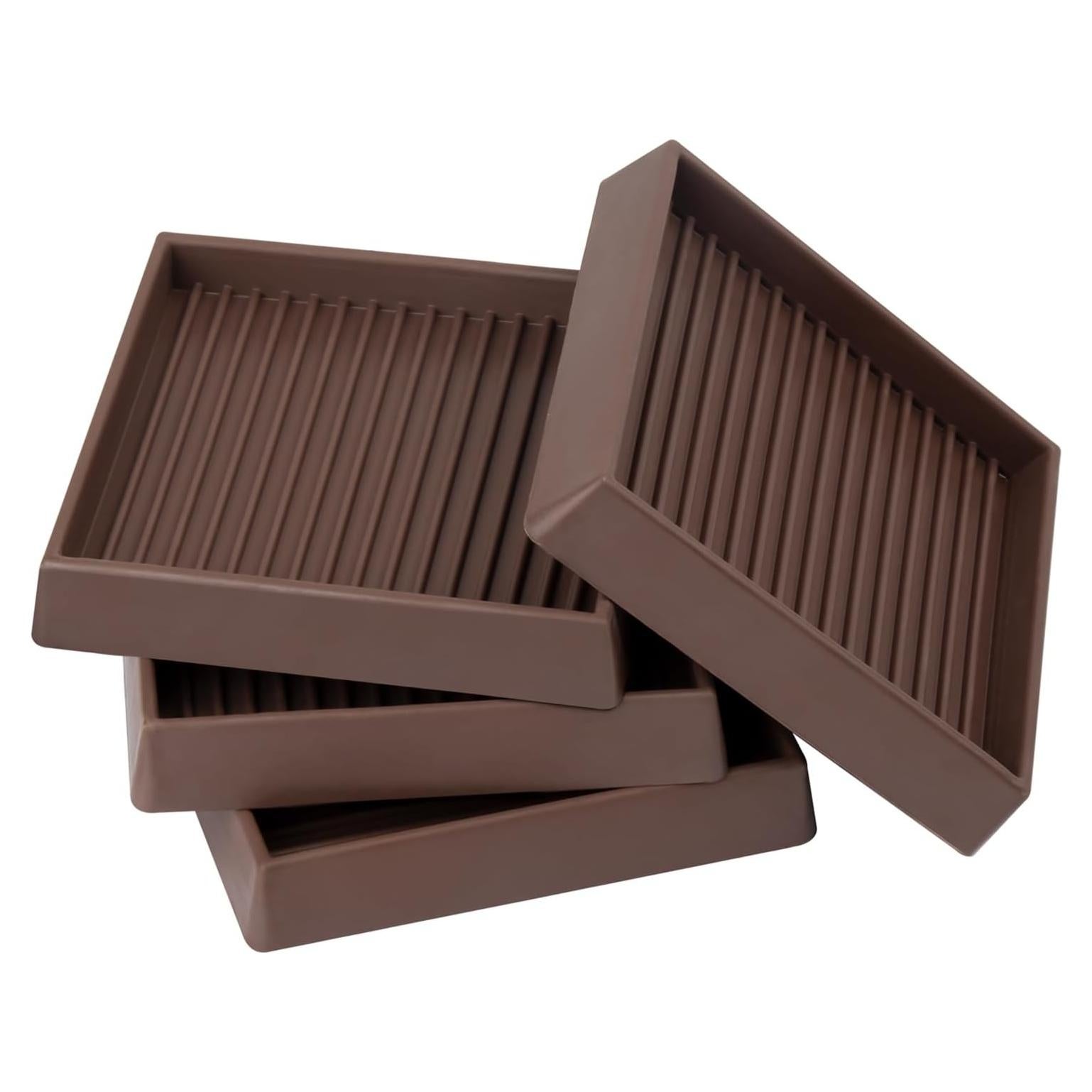 Almohadillas Antideslizantes para Muebles Golesh 7.62x7.62cm - Paquete de 4