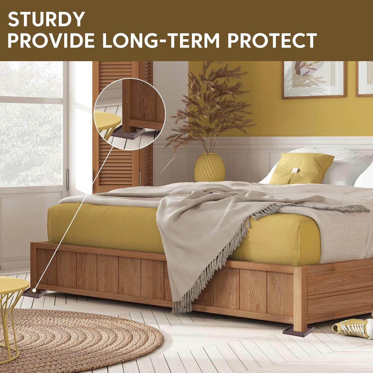 Almohadillas Antideslizantes para Muebles Golesh 7.62x7.62cm - Paquete de 4