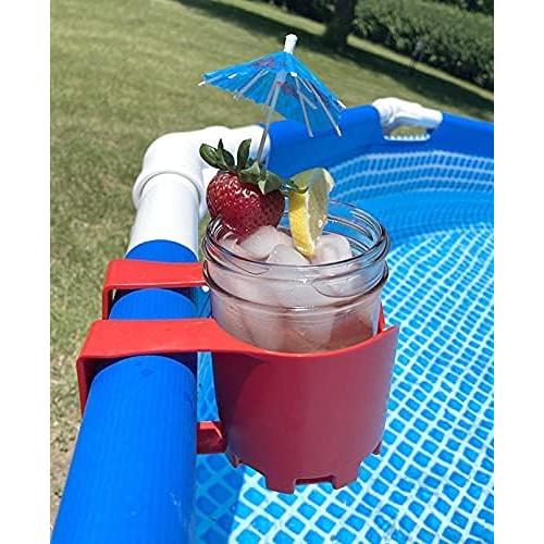 Soportes para vasos de piscina Storage Theory - 2 paquetes azul