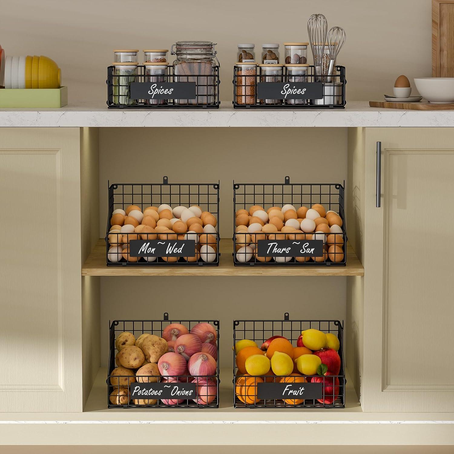 Soporte para Huevos Keomaisyto Mediano 3 Niveles Negro