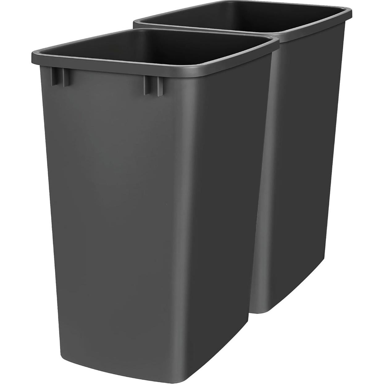 Contenedor de Desechos Rev-A-Shelf Negro 35 Litros