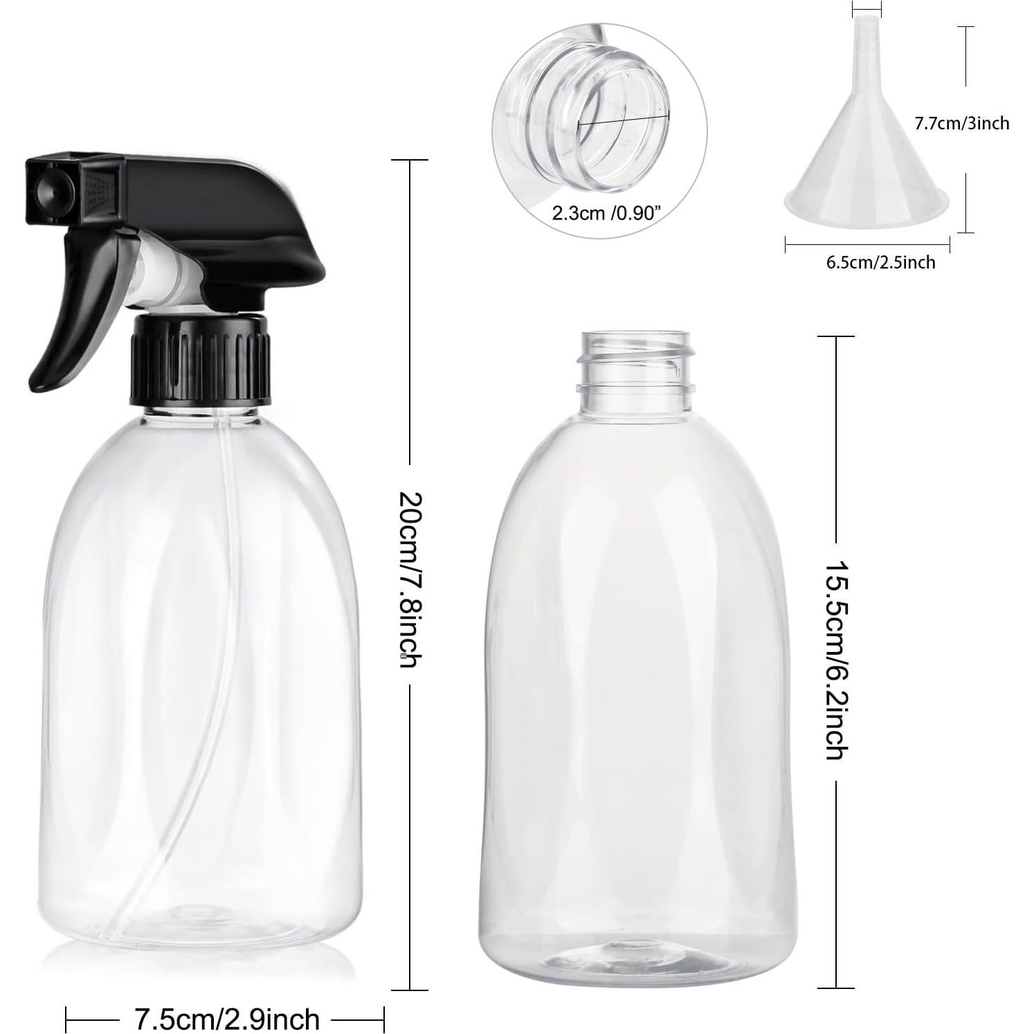 Botellas de Spray Bynccea 400ml Plástico Ajustable 2 Unidades