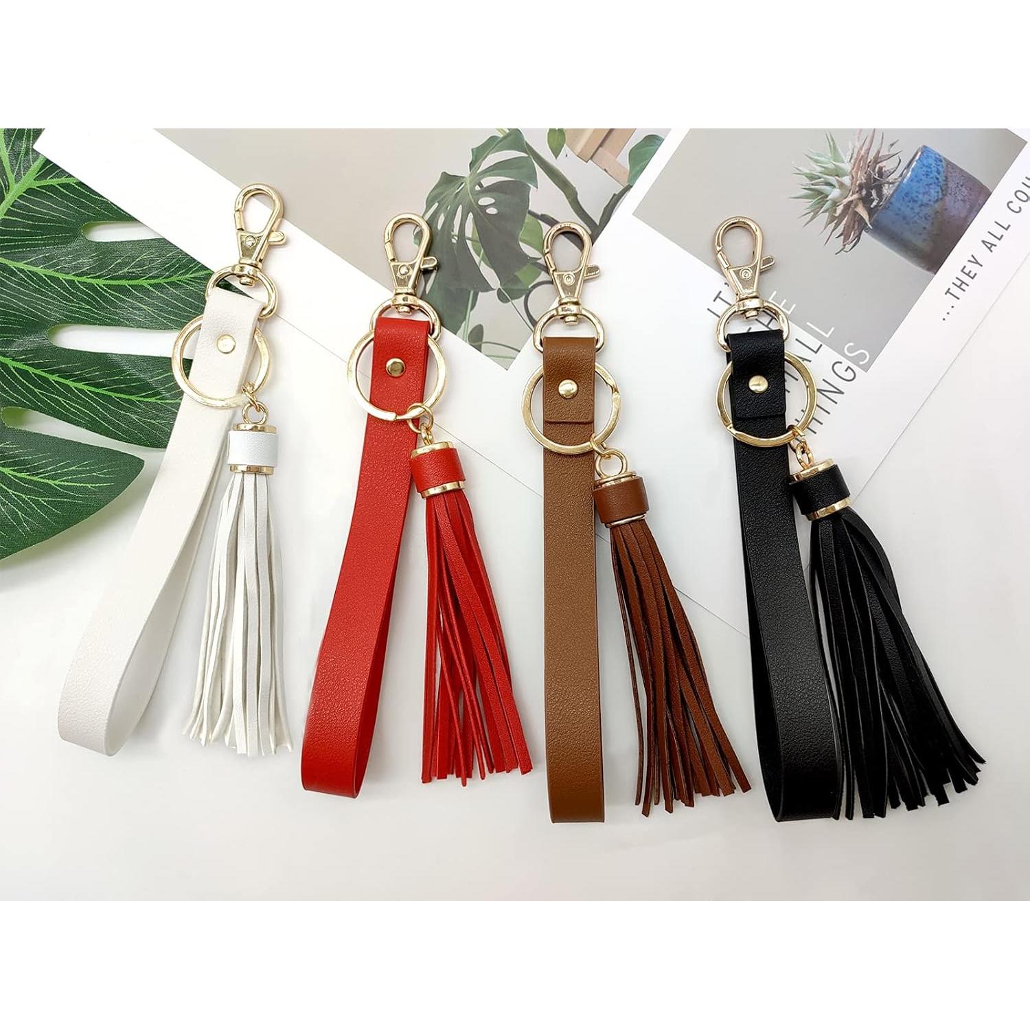 Correa de muñeca de cuero PAMIR TONG para llaves - 4 colores