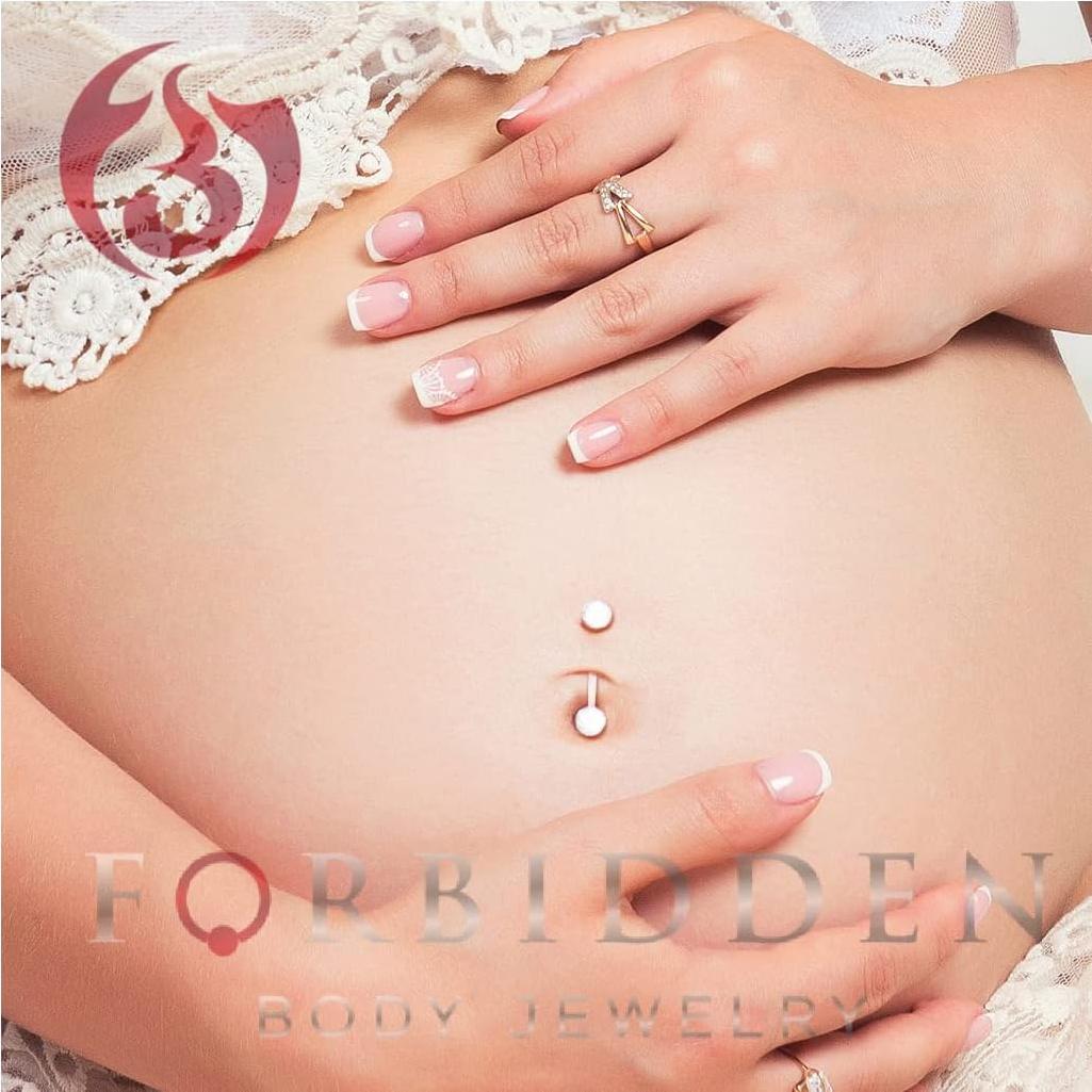 Retenedores de Piercing 14G Joyería Corporal Prohibida PTFE