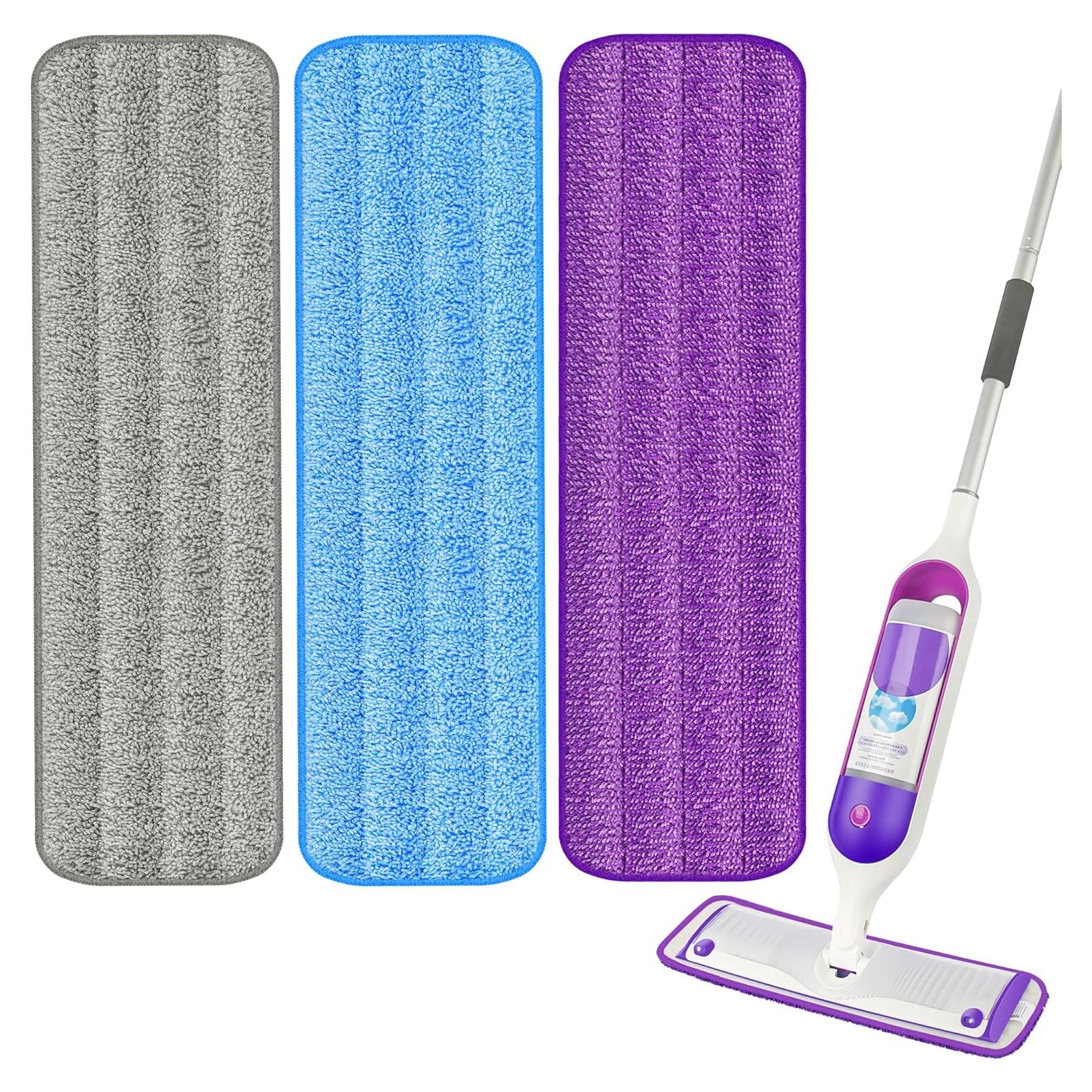 Paquete de 3 almohadillas de mopa reutilizables UMAYCOOL