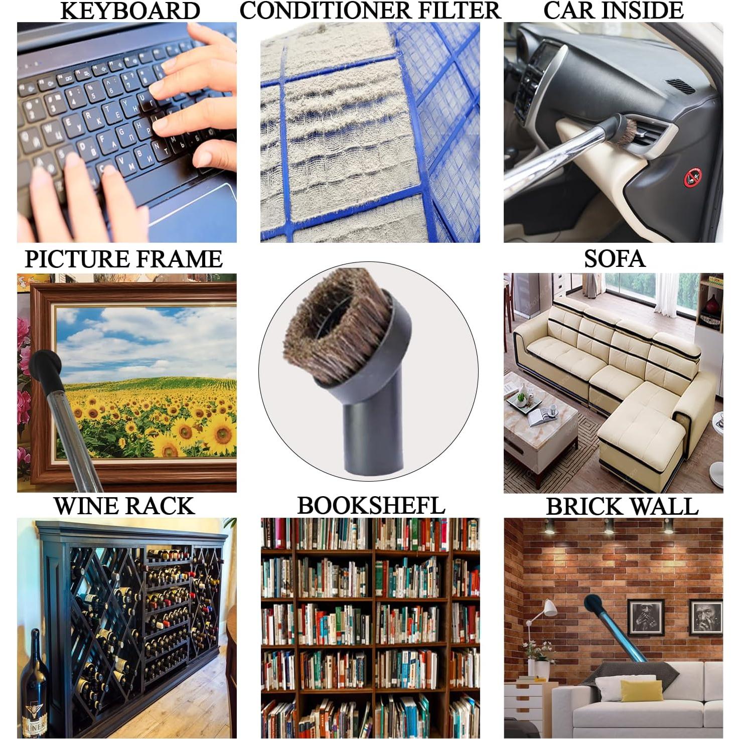 Cepillo de Polvo para Aspiradora GHAMADE 32mm - 2 Piezas