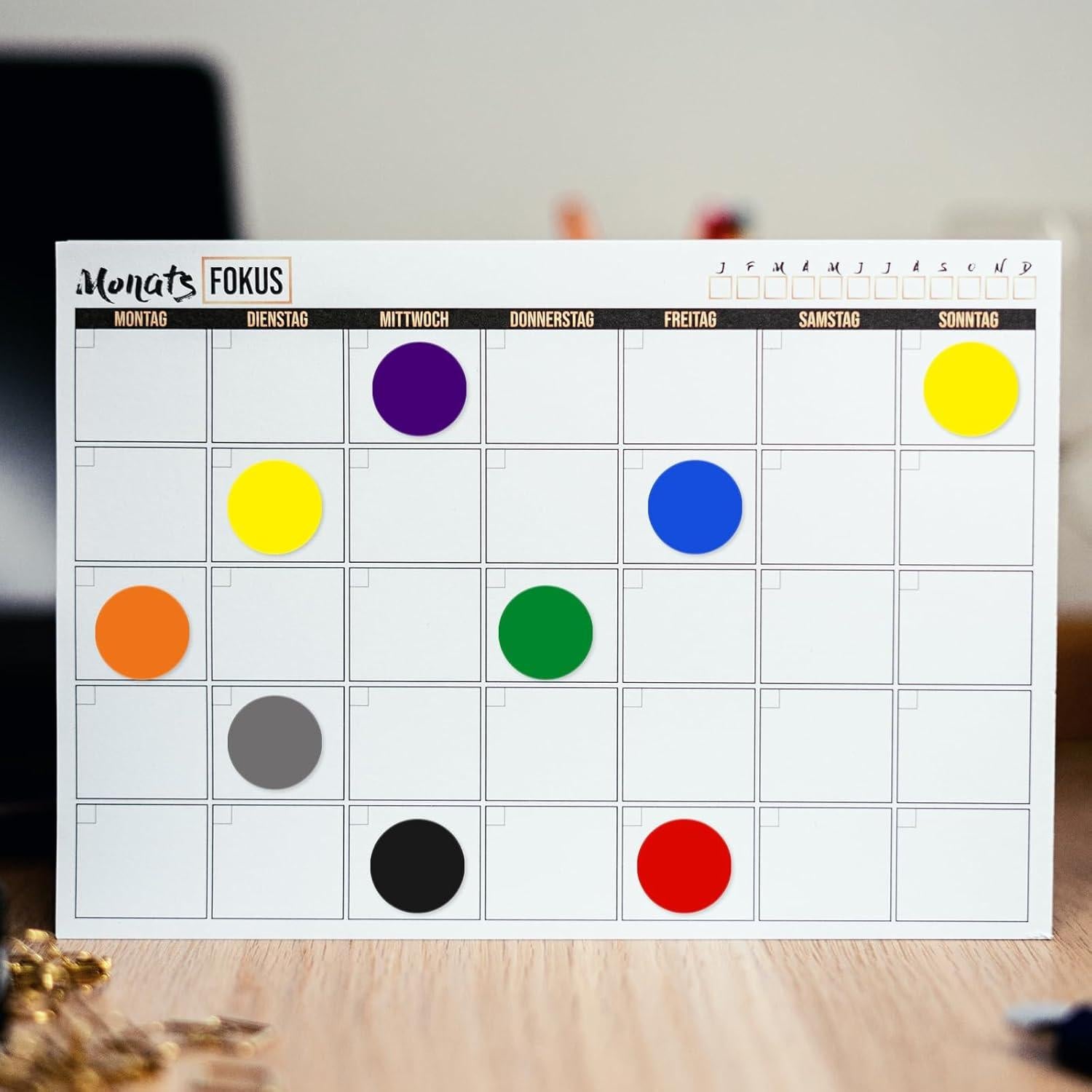 700 Etiquetas Redondas de Puntos de Colores 19 mm YIKIADA