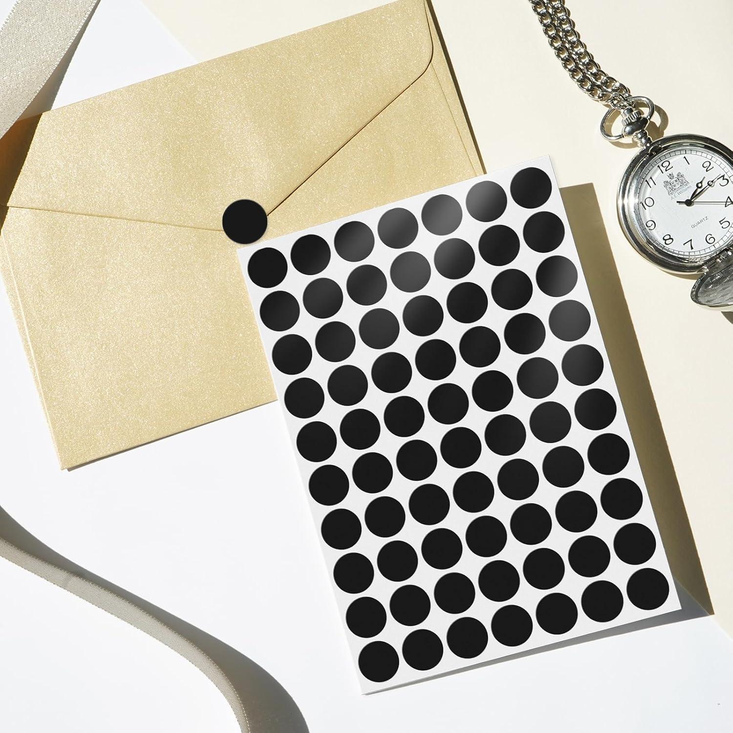 700 Etiquetas Redondas de Puntos de Colores 19 mm YIKIADA