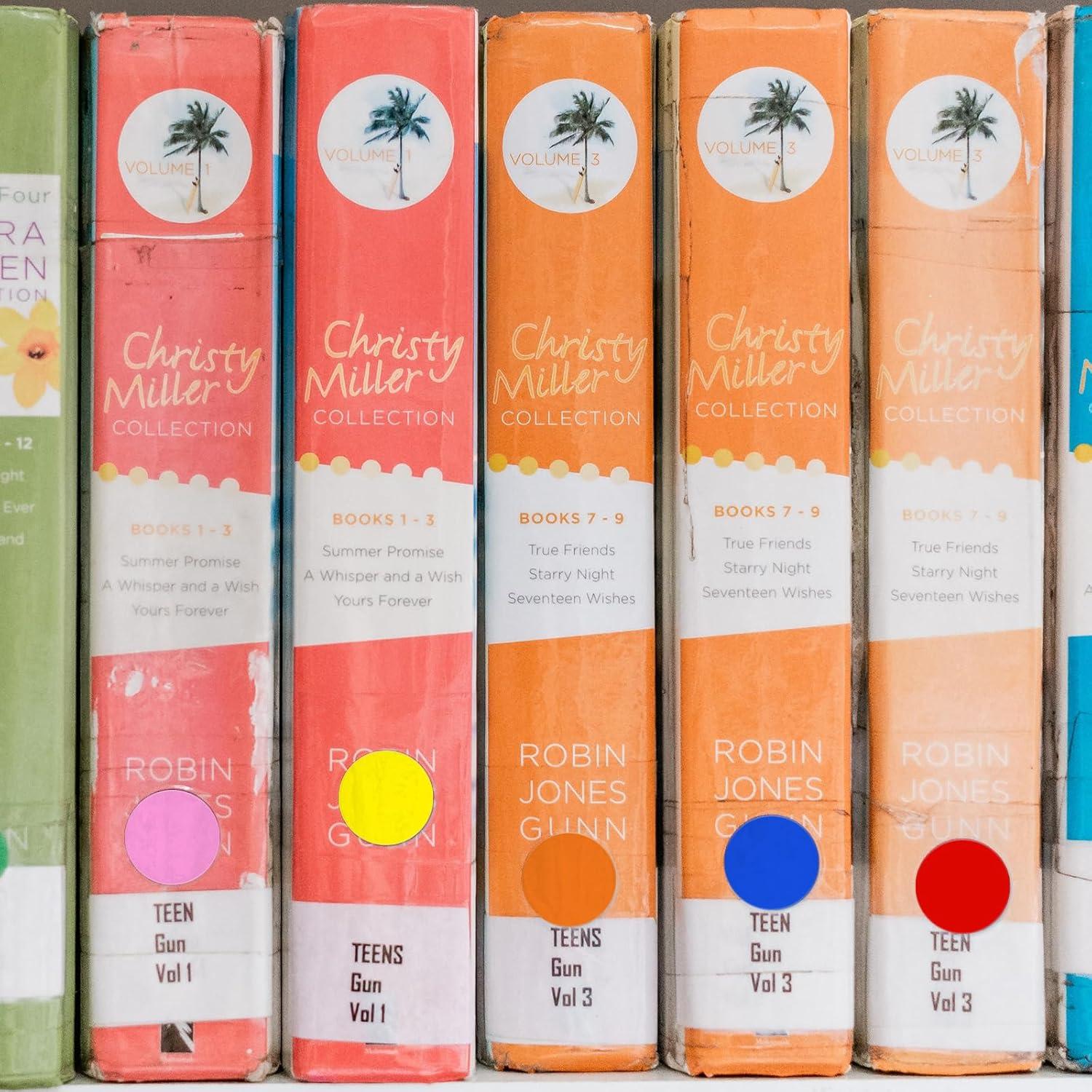 700 Etiquetas Redondas de Puntos de Colores 19 mm YIKIADA