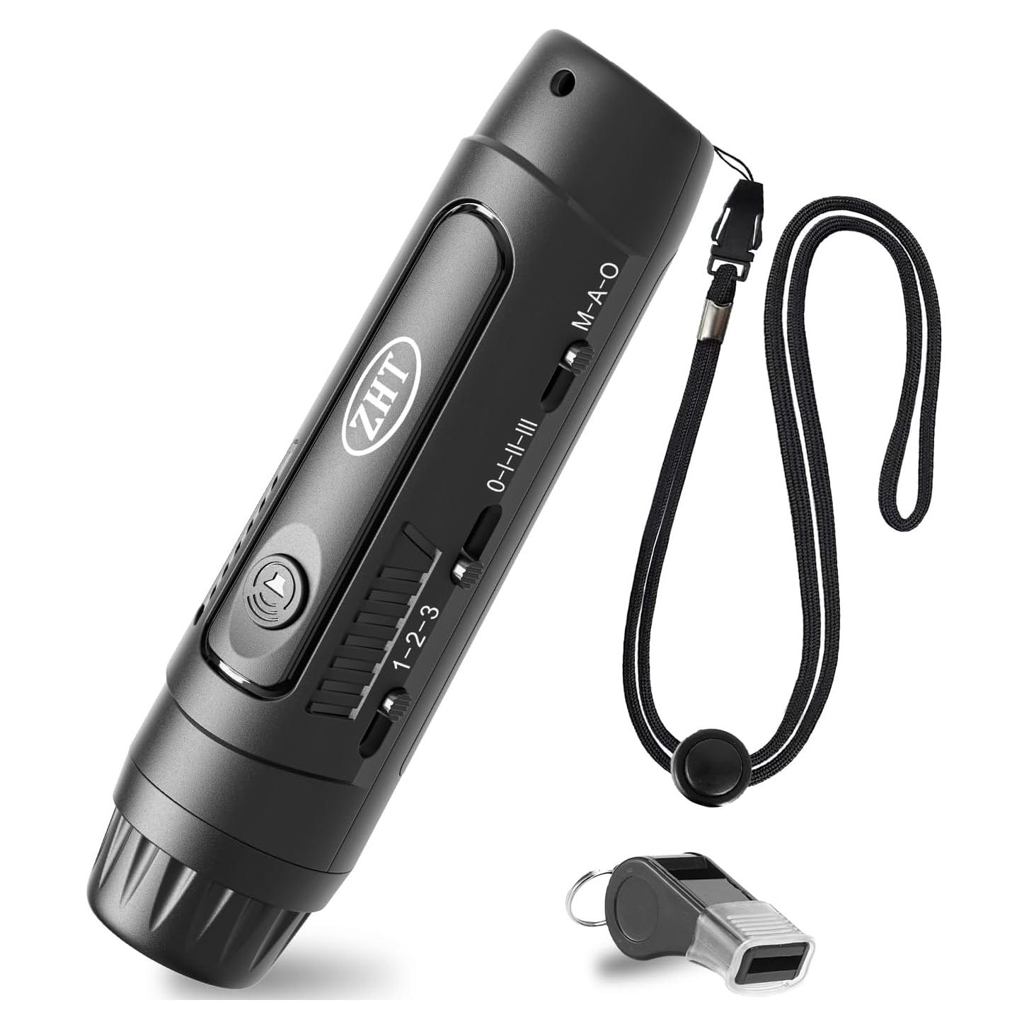 Silbato Electrónico ZHT ARS-17 con Luz LED - 3 Tonos y Volumen Ajustable