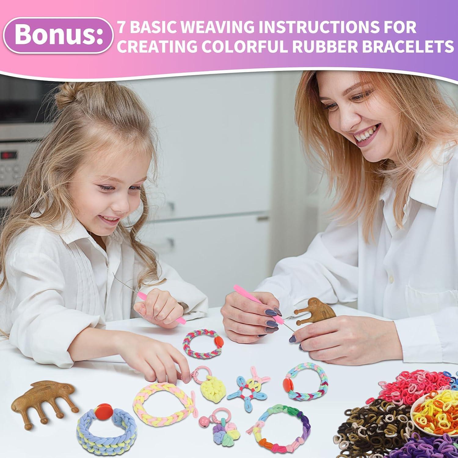 Kit de Tejer con Bandas de Goma STAOVA - 1200 Lazos Coloridos