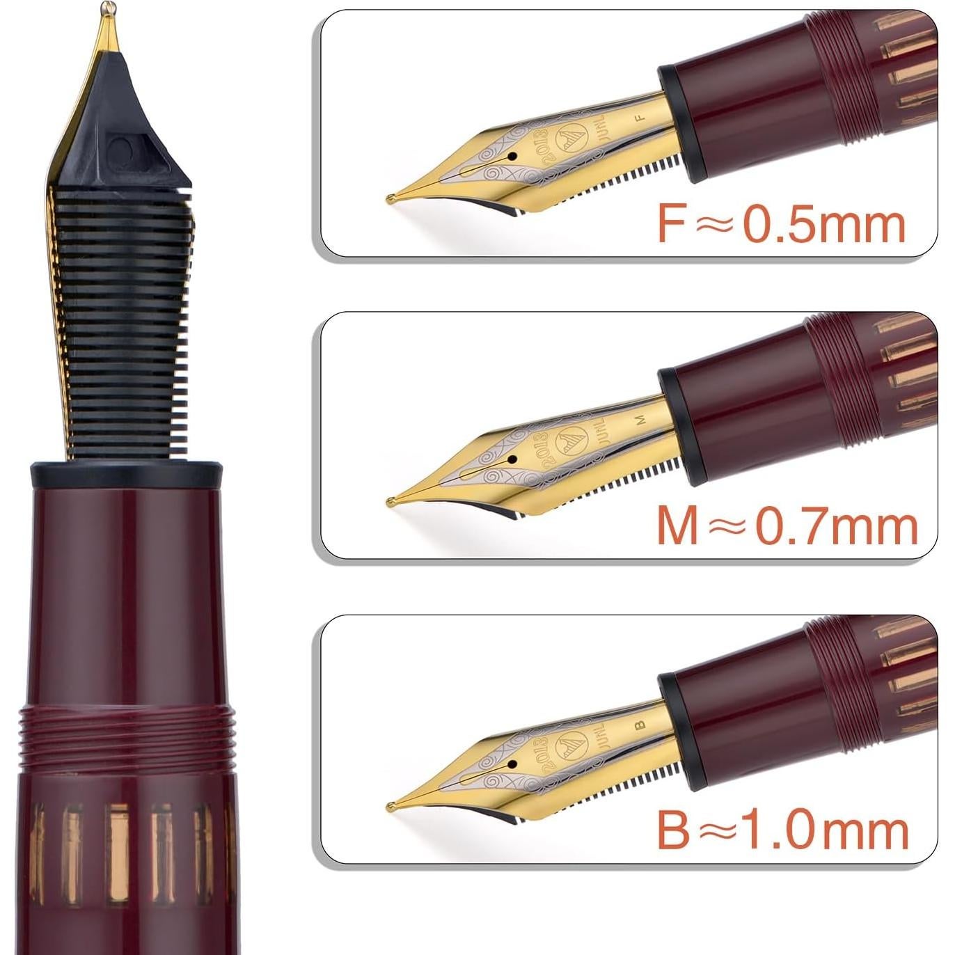 Sección de Pluma Yongsheng Junlai 930 Punta Mediana #9 con Accesorios