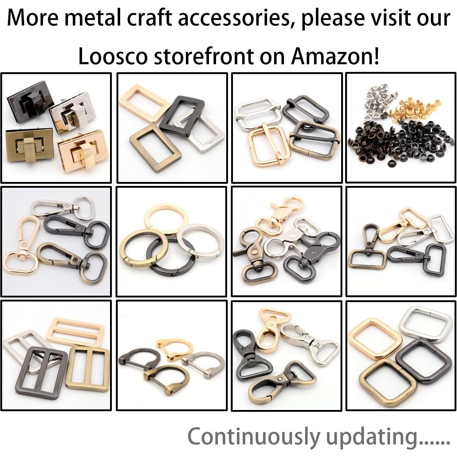 Gancho giratorio Loosco 10 PCS Clips de langosta 1.9 cm