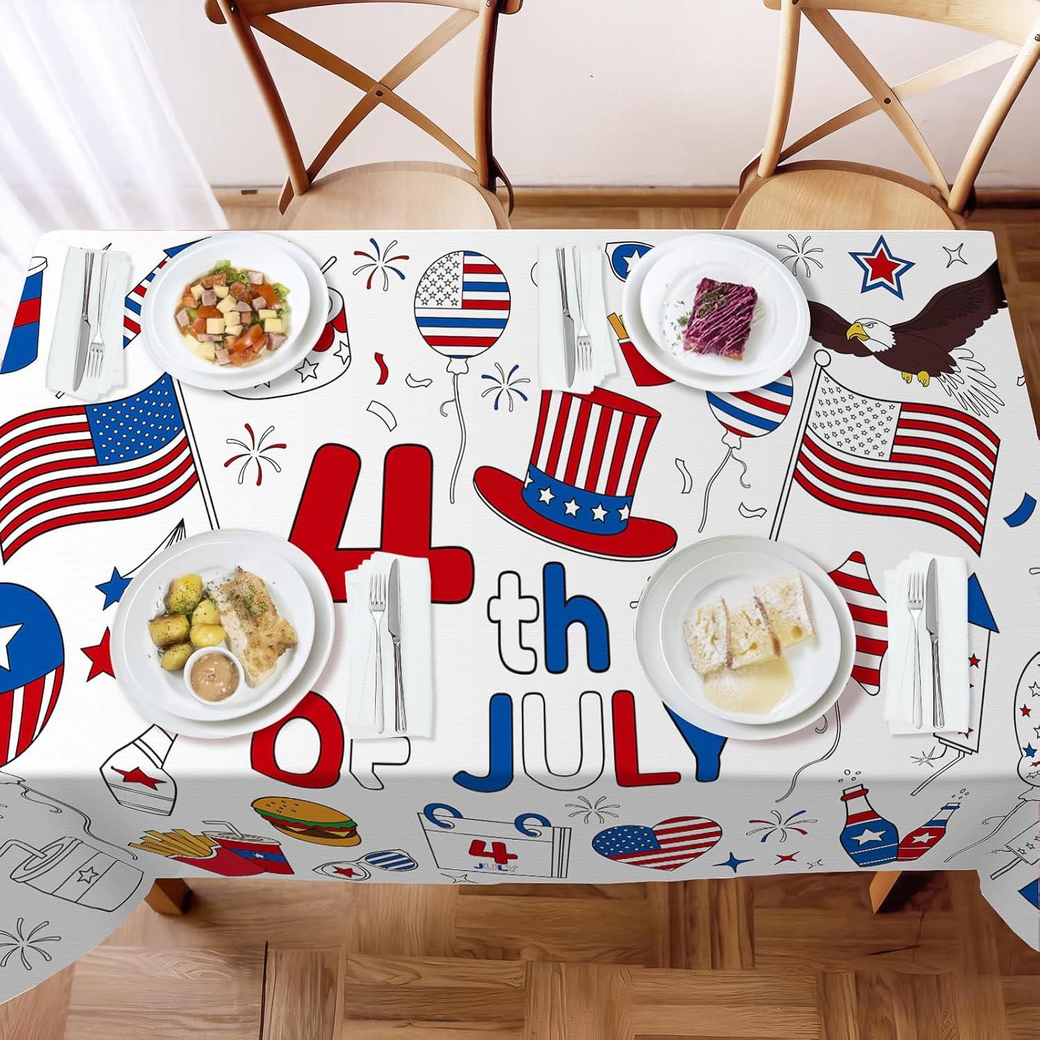 Mantel para Colorear Childom Cuatro de Julio 76.2x182.9 cm