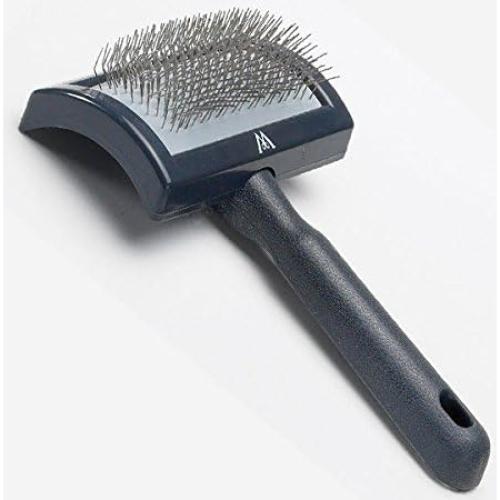Cepillo Slicker Curvado Millers Forge Grande para Aseo Canino
