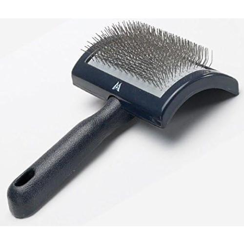 Cepillo Slicker Curvado Millers Forge Grande para Aseo Canino