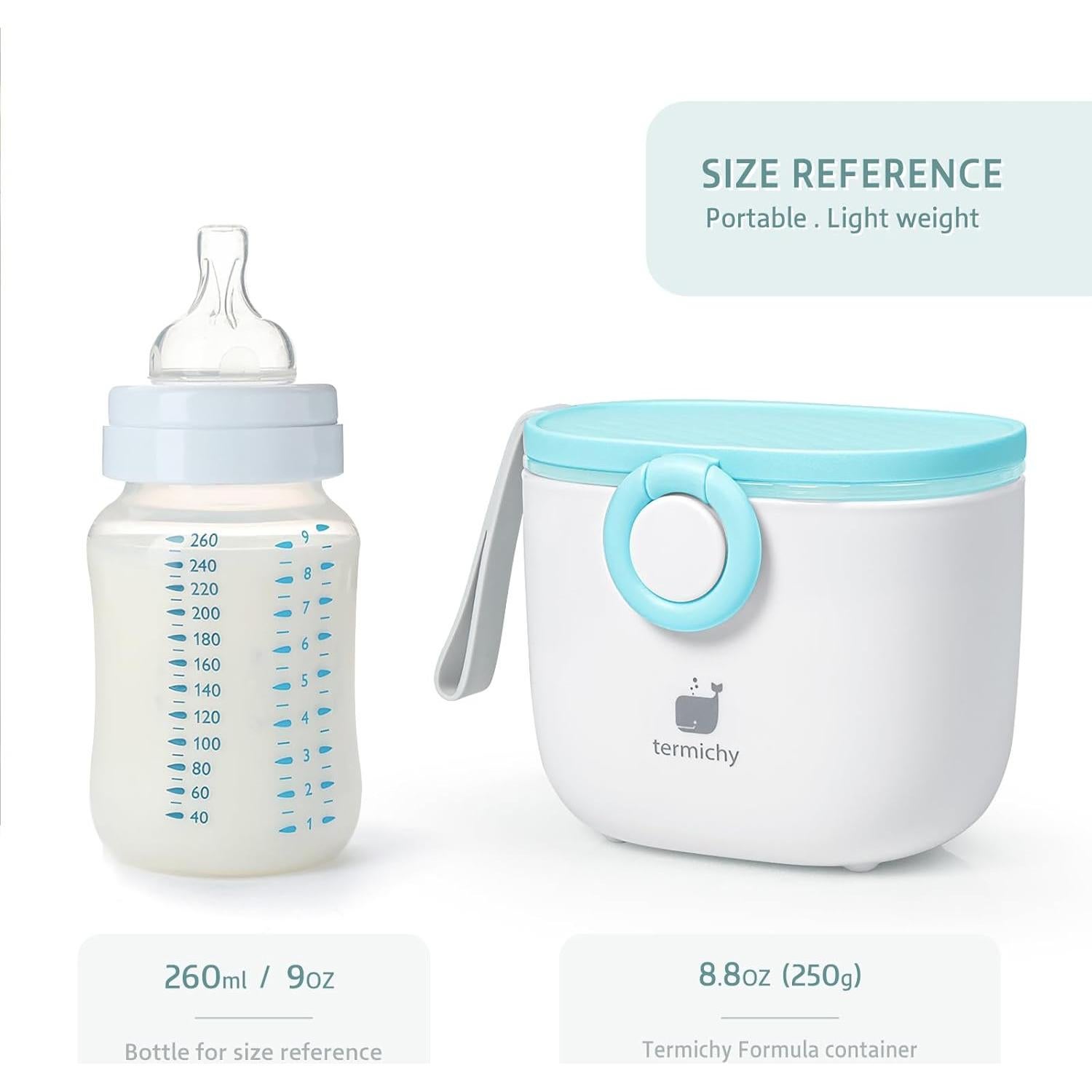 Dispensador de Fórmula para Bebés Termichy 500ml Azul