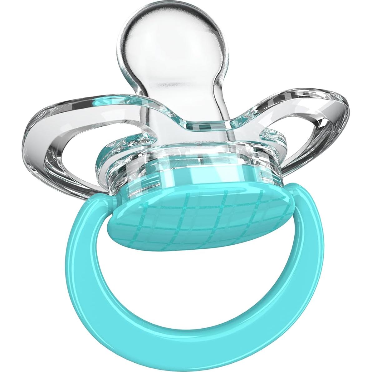 Chupete Ortodóntico Smilo Baby 0-3 Meses - Paquete de 3 Silicona Aqua