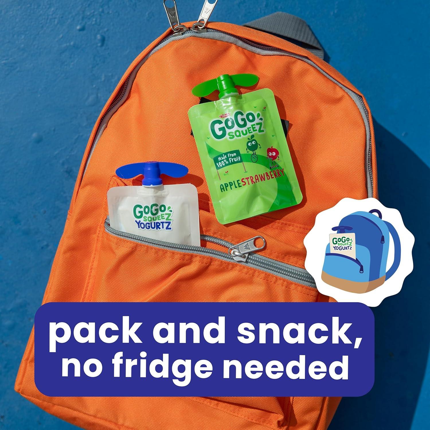 GoGo squeeZ yogurtZ 85 g Paquete de 20 Arándano y Frutos Rojos